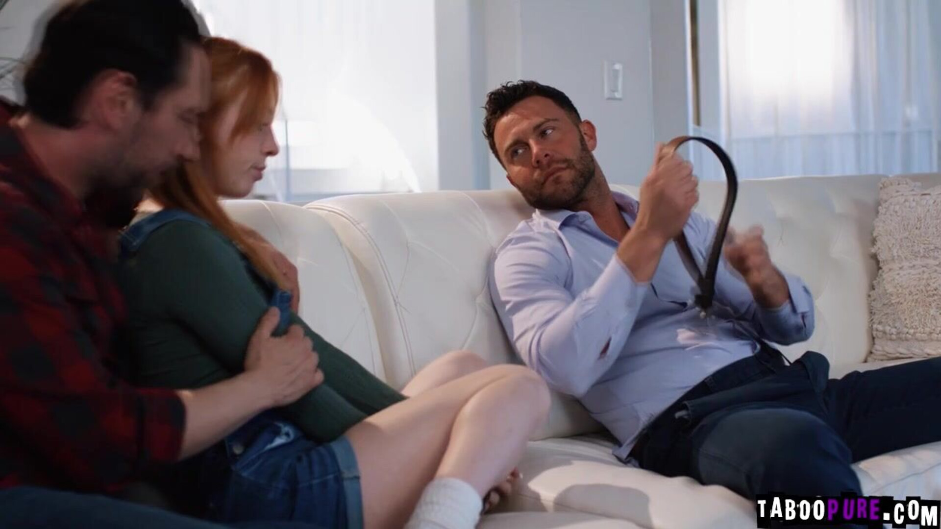 adi Collins got set up with Seth Gamble and Tmmy Pistol - redhead - threesome - anal - small tits - fingering - teen - squirt - petite - family roleplay - facial