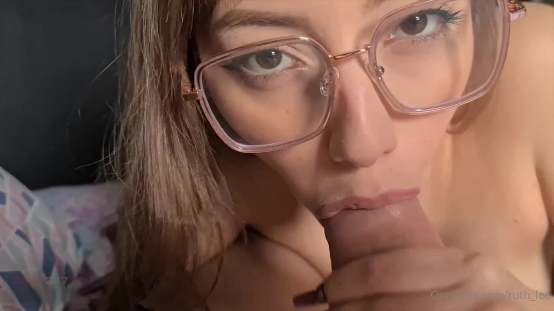 long nails teasing blowjob - teasing - edge play - throat - long nails - nail polish - black nails - blue nails