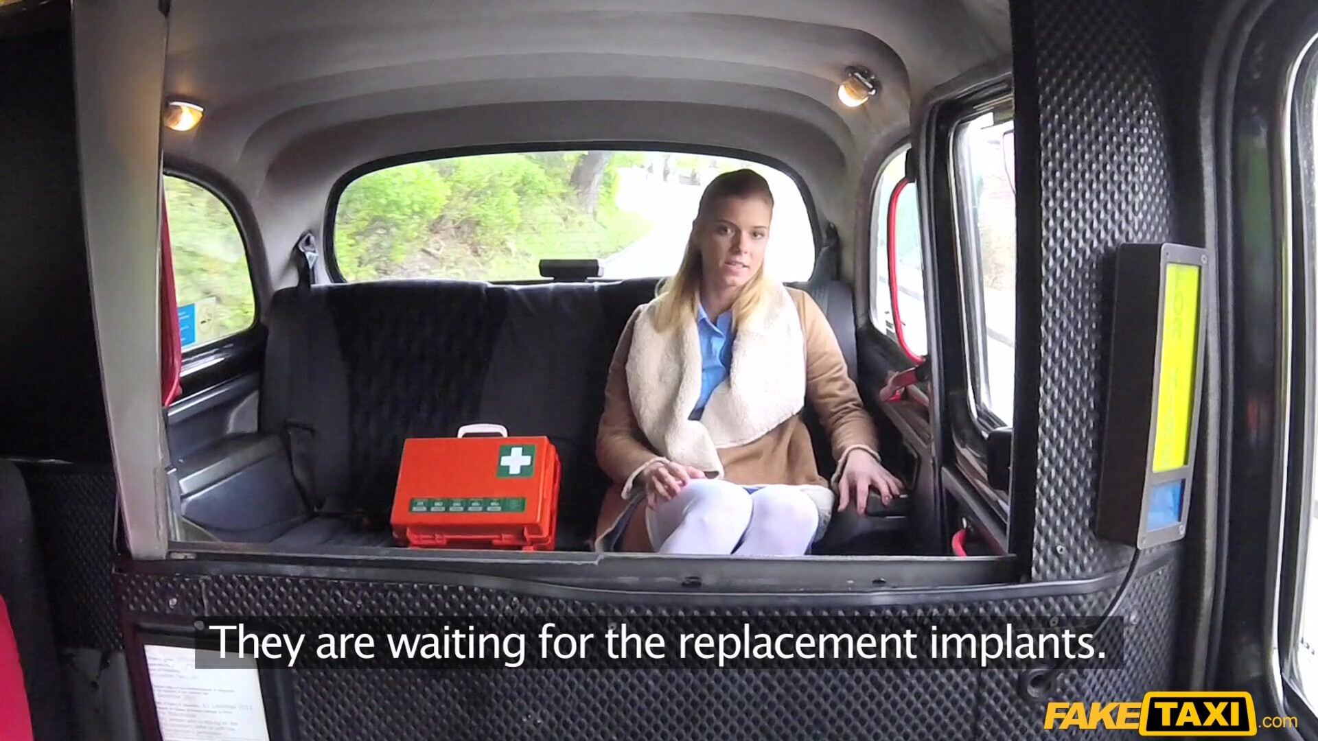 Chrissy Fox Nurse In Sexy Lingerie has Car Sex - uniform - outdoors - car - taxi - sex - doggystyle - reverse cowgirl - cowgirl - pov - reverse cowgirl - pov - side rider