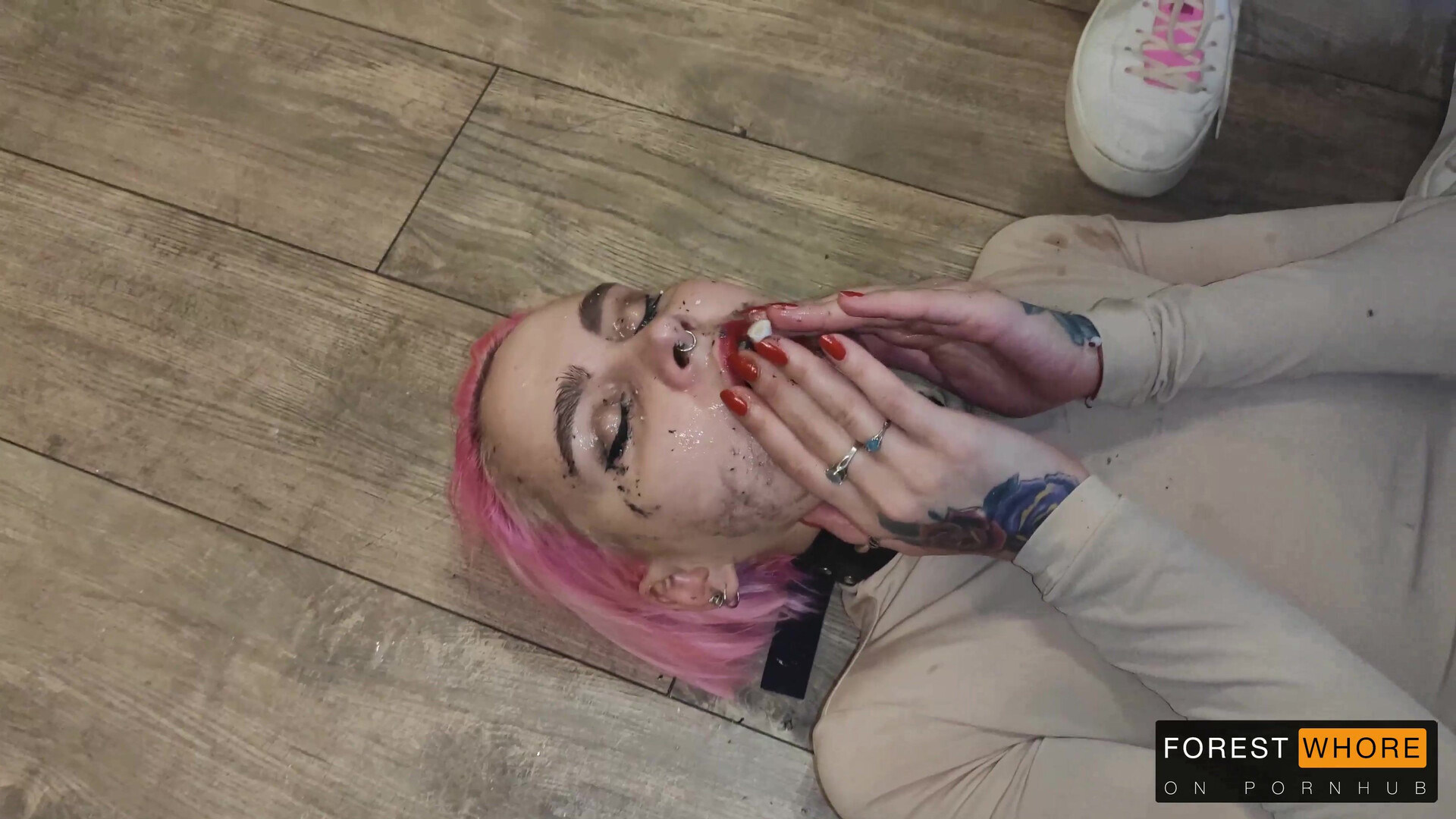Forest Whore Human ashtray, spitting on face and mouth and anal as a vase - forest whore - human ashtray - spitting on face and mouth and anal as a vase
