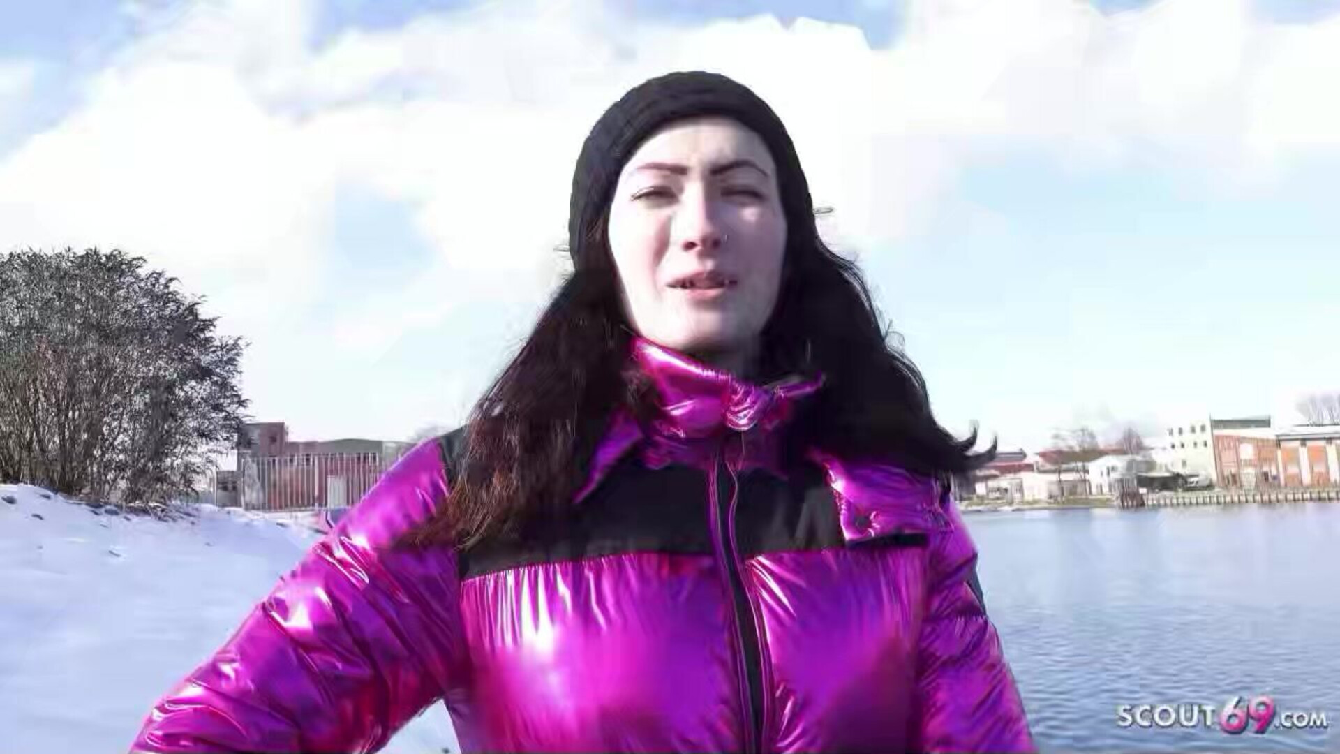 GERMAN SCOUT Skinny Belinda Casting - german scout - teen - teenager - young - skinny - petite - small - big dick - big cock - huge cock