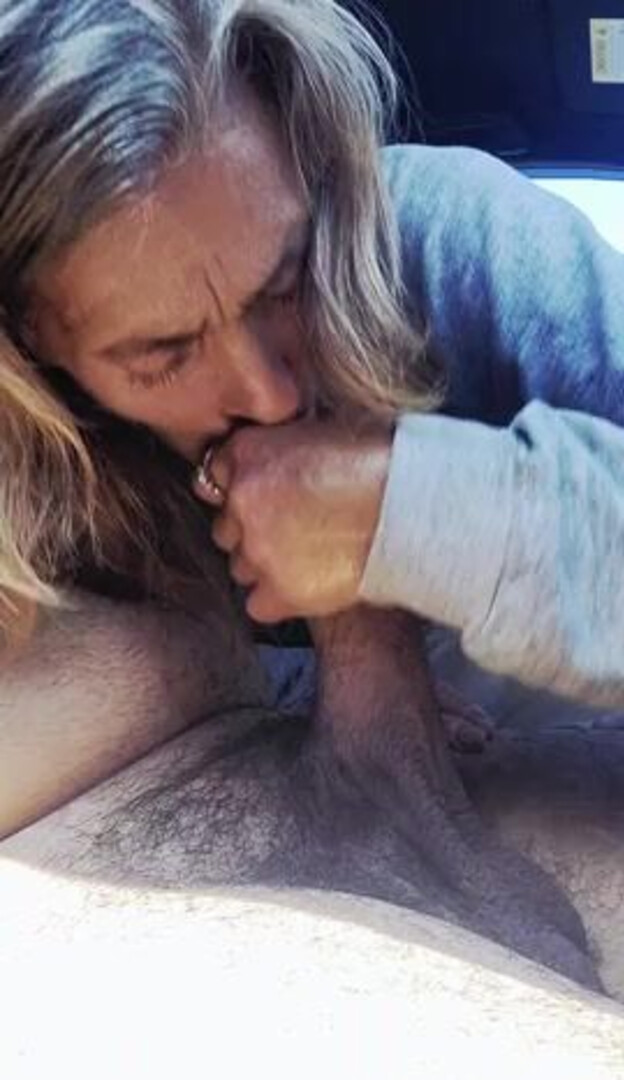 Homeless mature cocksucking cumslut 2 - cocksucking - asslicking - deepthroat - bbc - granny