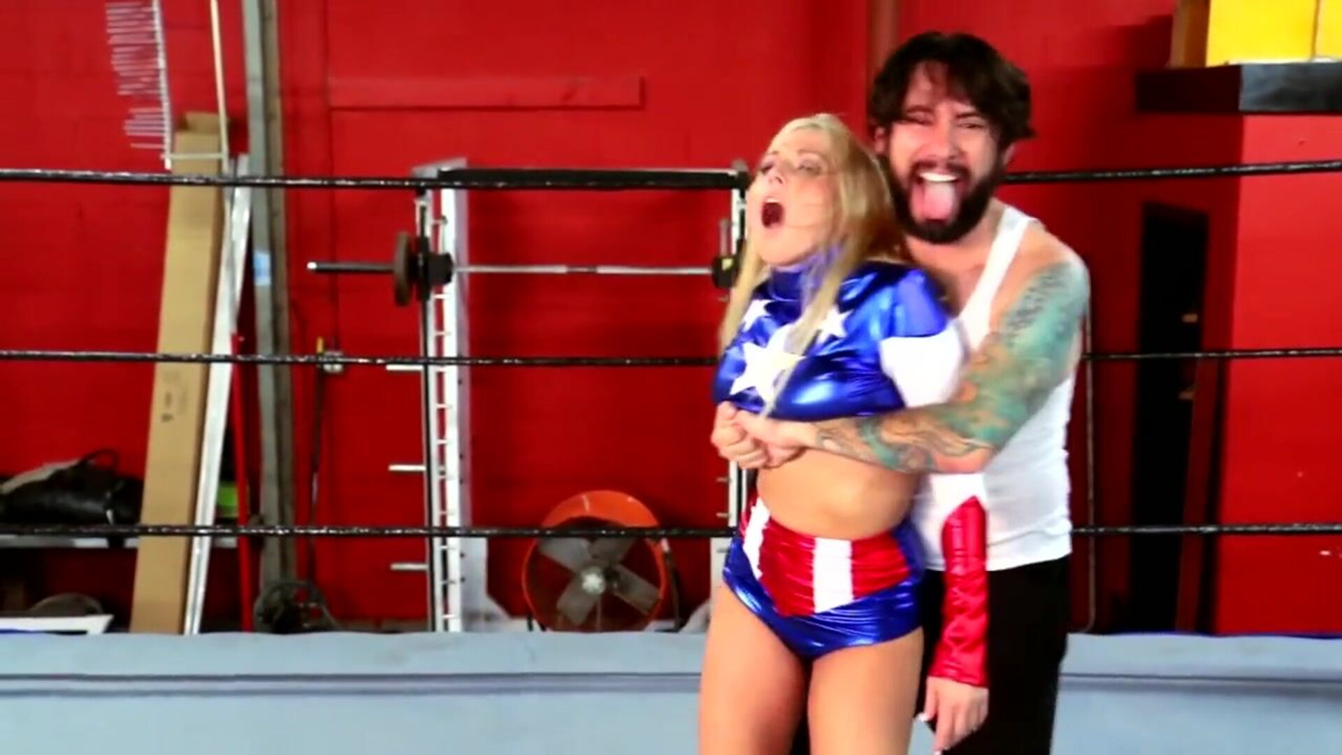 Intergender Extreme Wrestling Christie Stevens - fetish