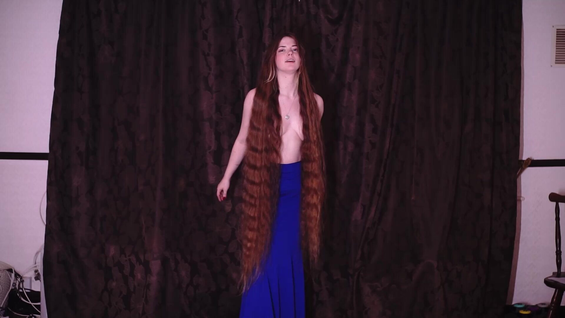 Longhairluna Posh British Exotic Dancer Burlesque Bts - petite - solo - amateur