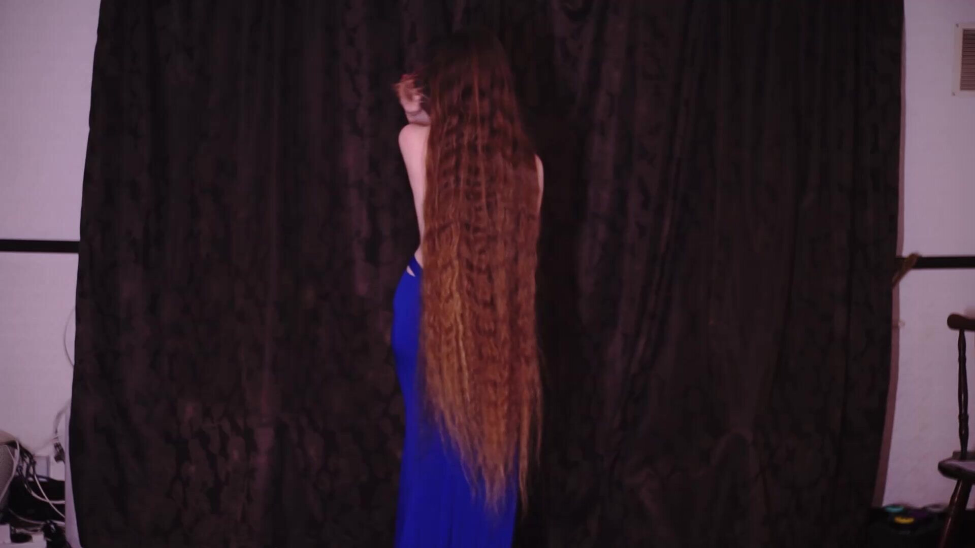 Longhairluna Posh British Exotic Dancer Burlesque Bts - petite - solo - amateur