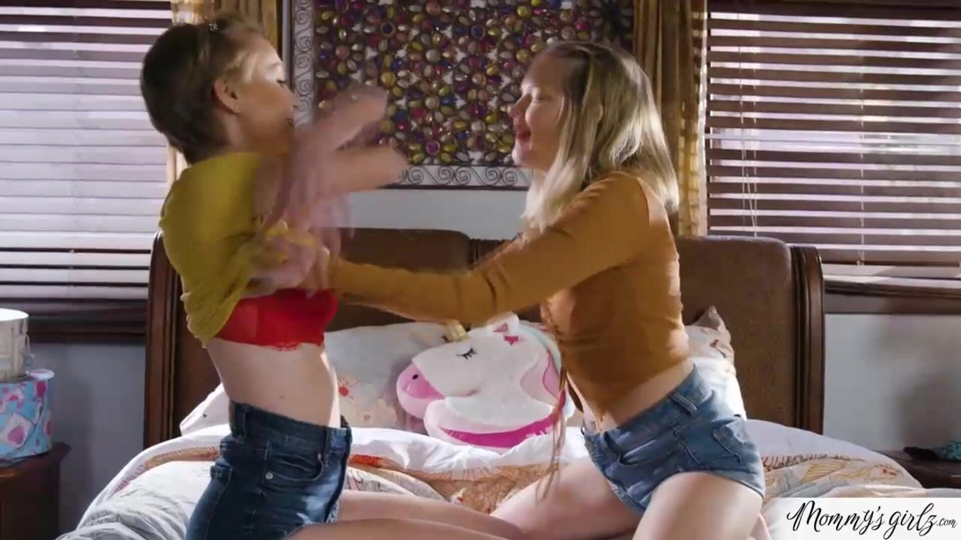 Milf stepmoms 4some with lesbian teens - lesbian - old and young - foursome - stepmom - stepdaughter - big tits - tribbing - masturbation - oral - milf