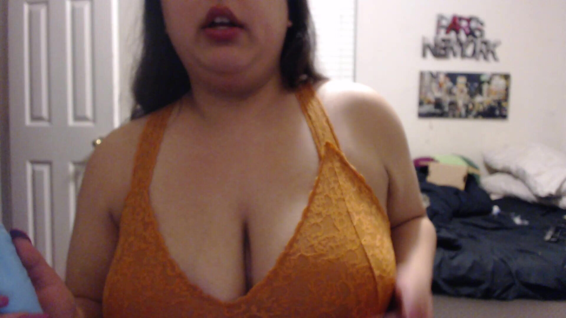 Missbustylatina Double Dildo Oral - bbw - solo - big tits