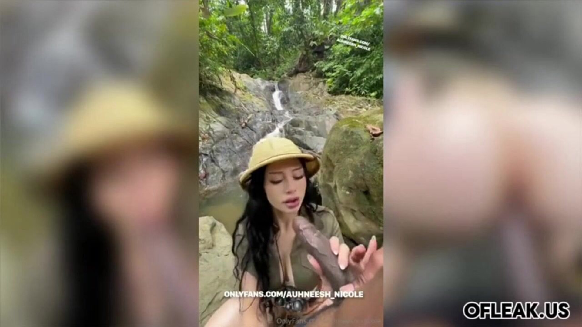 Outdoor Ebony Action - big ass - big tits - blowjob - sex - fuck