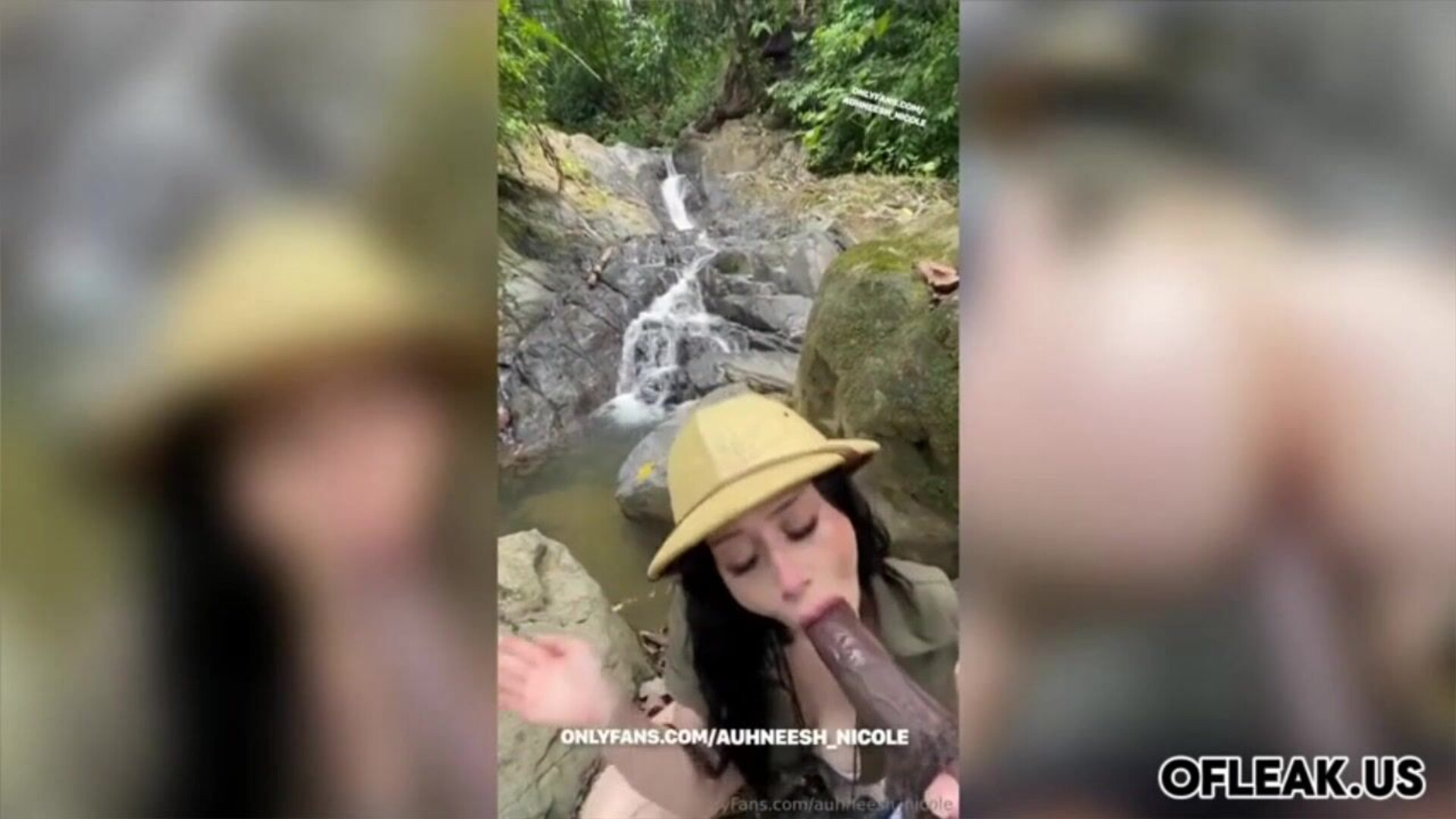 Outdoor Ebony Action - big ass - big tits - blowjob - sex - fuck