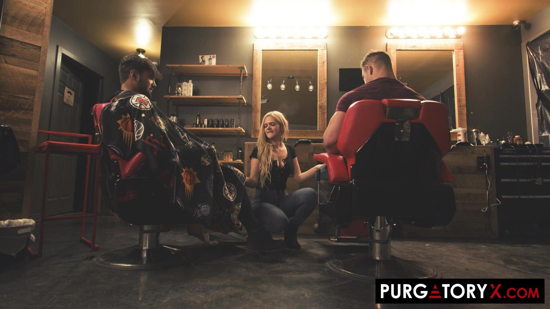 PURGATORYX Trim and a Shave Vol 2 Part 3 - purgatoryx - reality - threesome - hardcore - blowjob - double penetration - blonde - small tits - pierced nipples - pierced clit