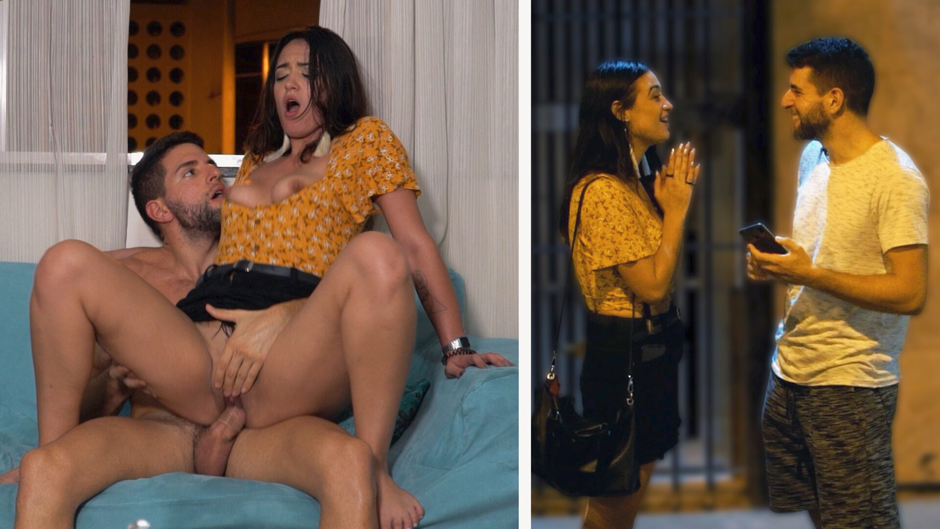 Sexy Brazilian Girl Next Door Struggles To Handle His Big Dick - latina - teen - brazilian - brasileira - girl next door - skinny - thin - sofa - south american - brunette