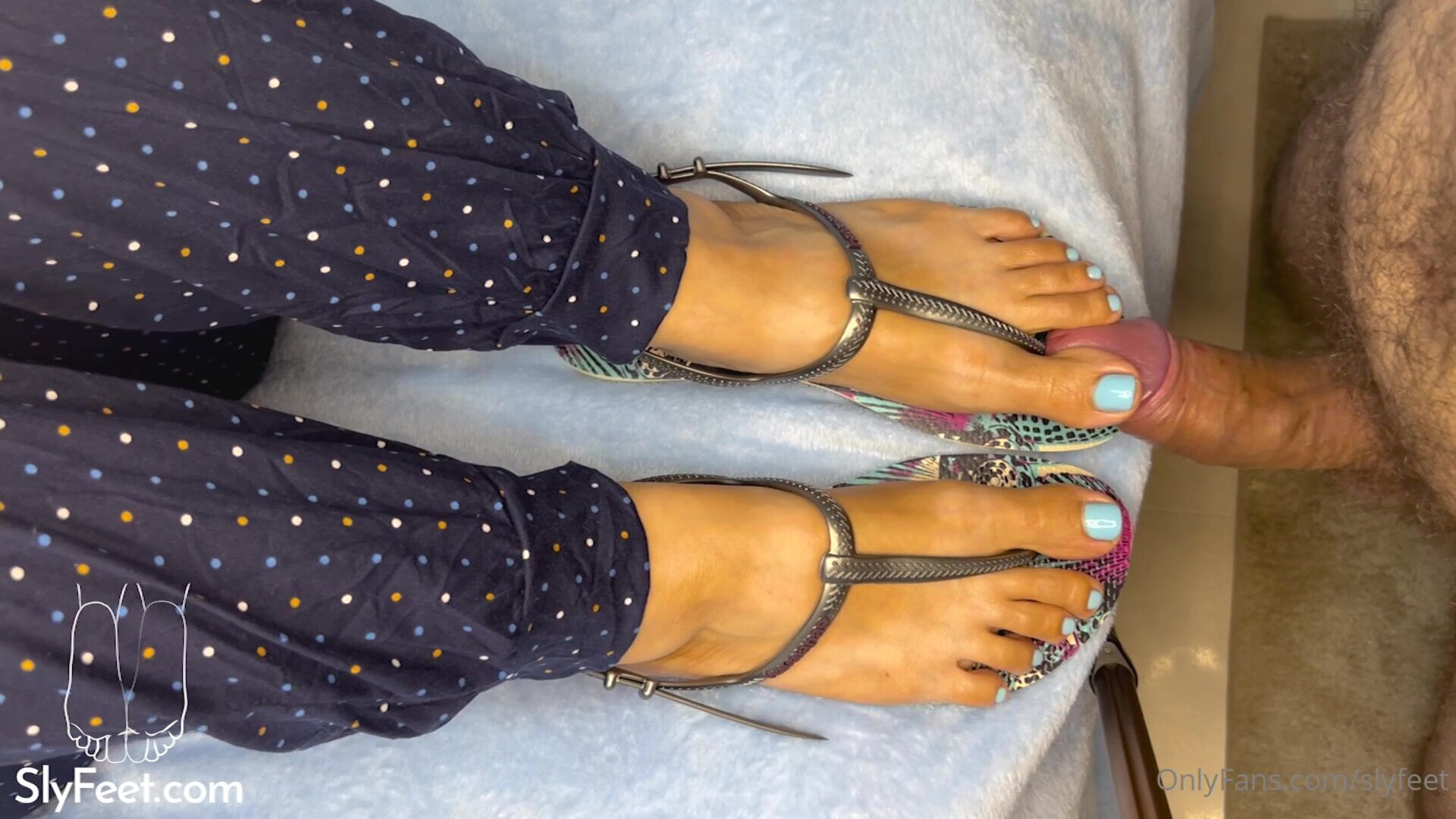 SlyFeet Colored Gladiator Sandals - slyfeet - foot fetish - footjob - sexy feet - feet - soles - cum on feet - flip flops - shoejob - cumshot
