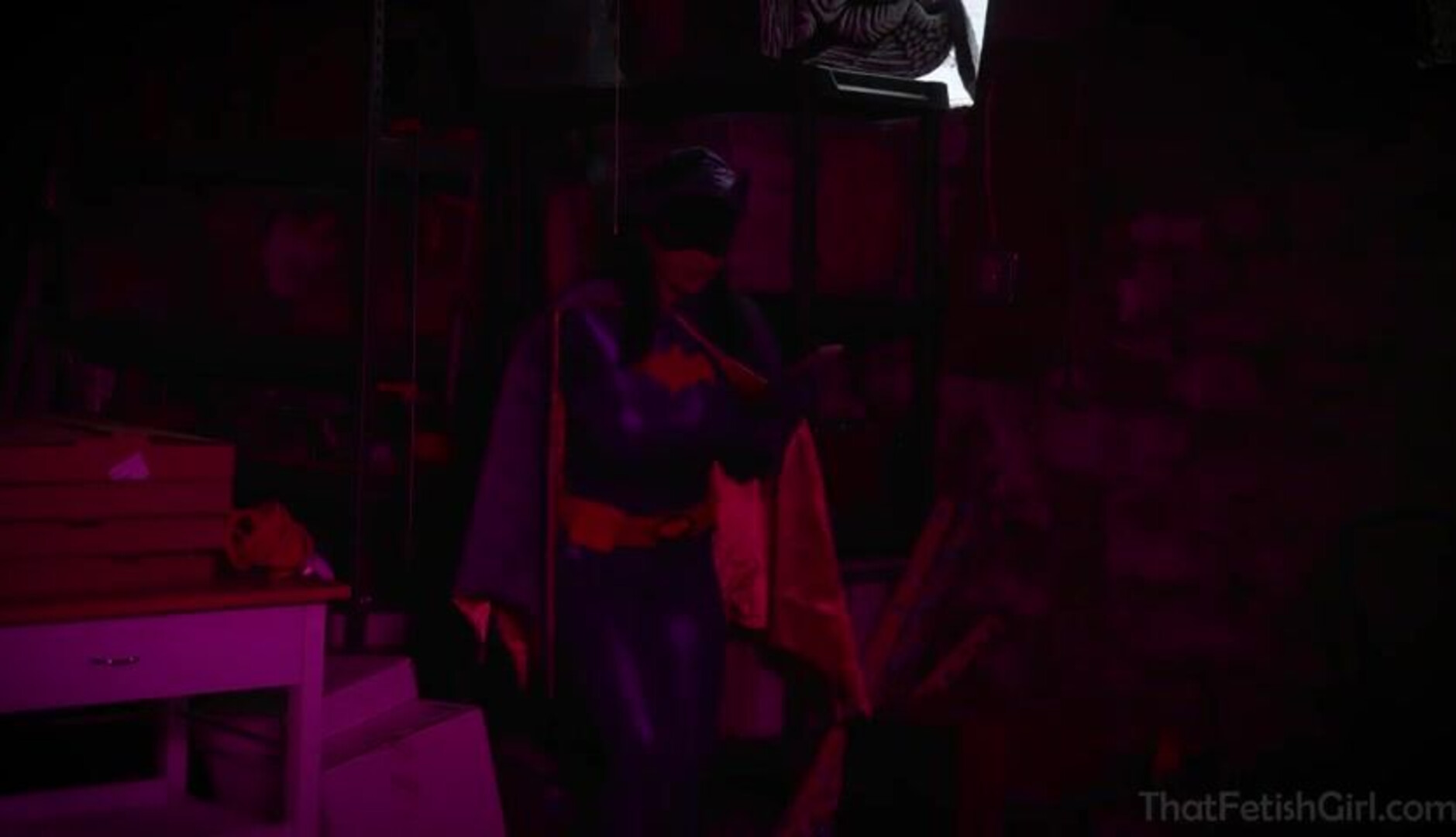 The Bimbofication of Batgirl and Wonder Woman - tina - lee - comet - hardcore - lesbian - super - heroine - cosplay - threeway - strap-on