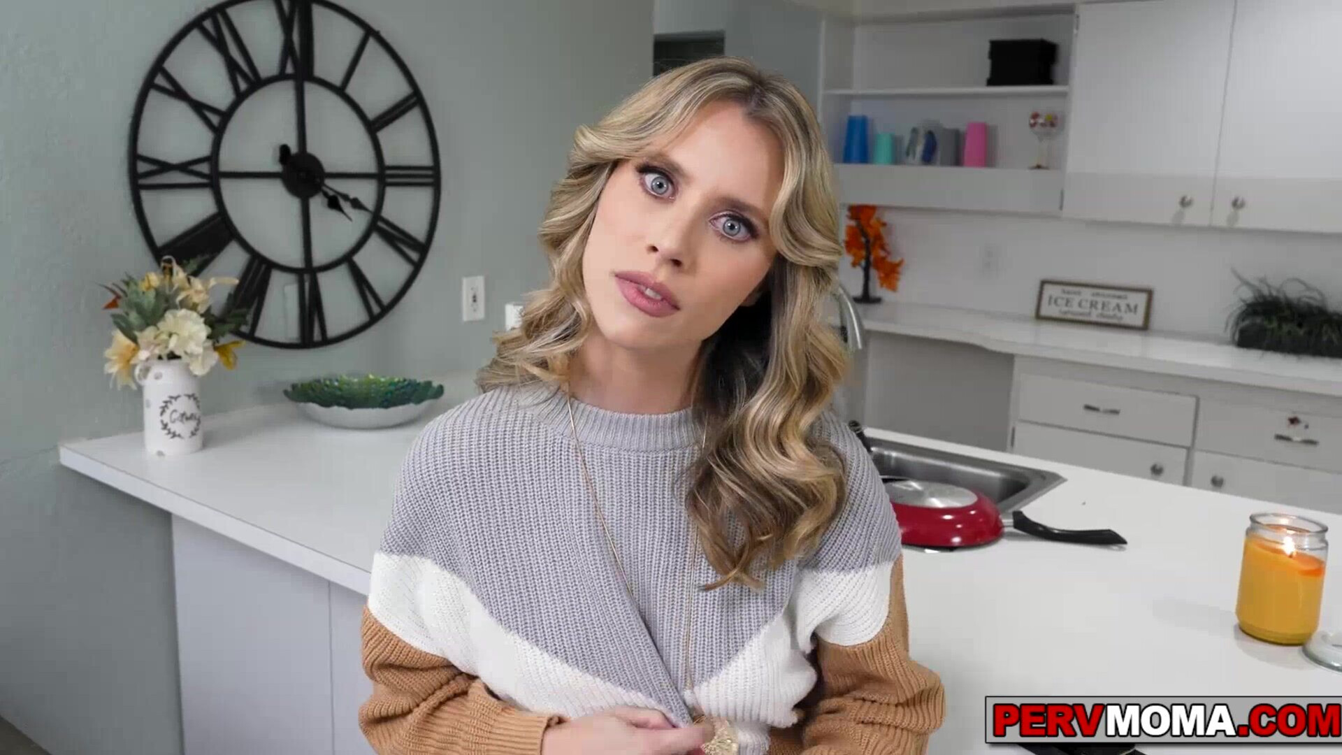 Anya Olsen expresses her newfound sexual desires - pervmom - milf - stepmon - stepson - blonde - natural tits - horny - big cock - handjob - jerk off
