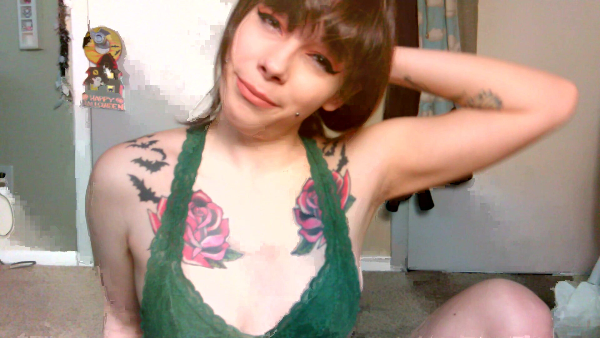 DamnedestCreature Aggressive Tit Worship - solo - softcore - amateur