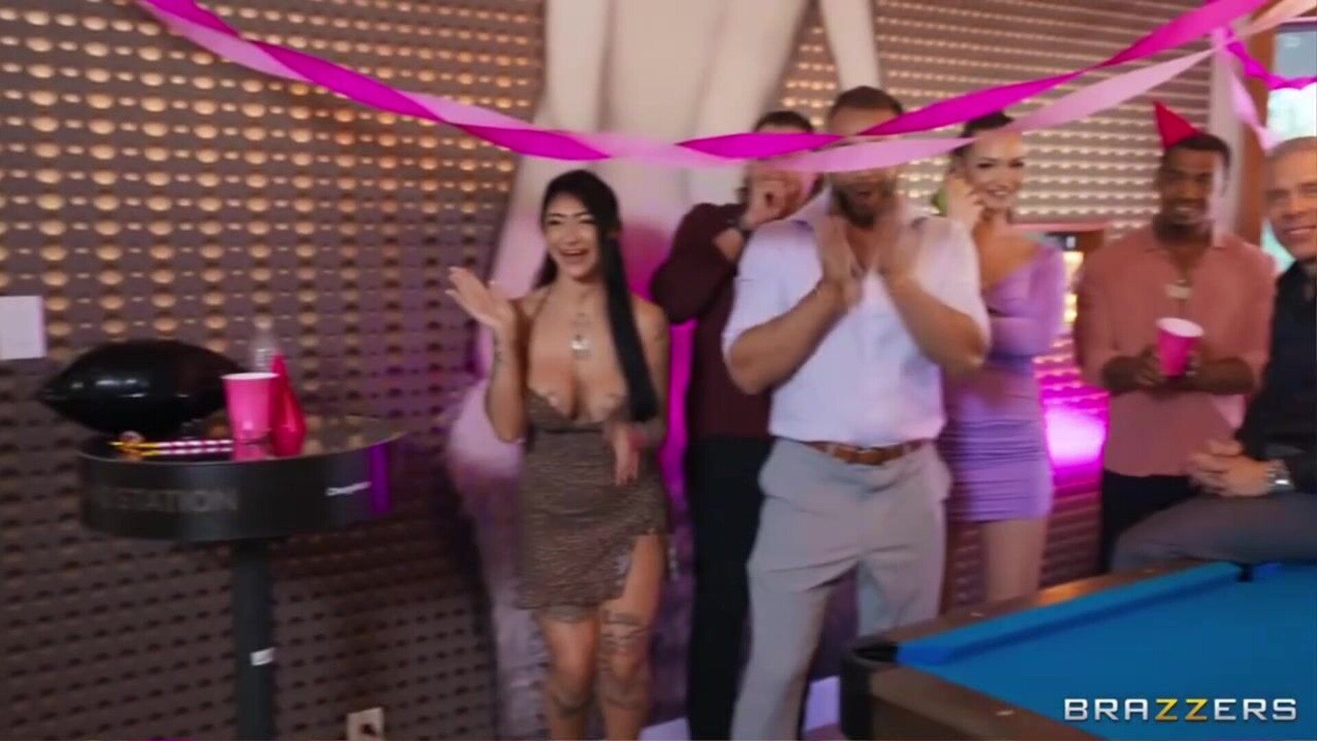 Eddie Jaye, Will Pounder And Abigaiil Morris In Lilys Epic Birthday Gangbang - big ass - big tits - blowjob - sex - fuck