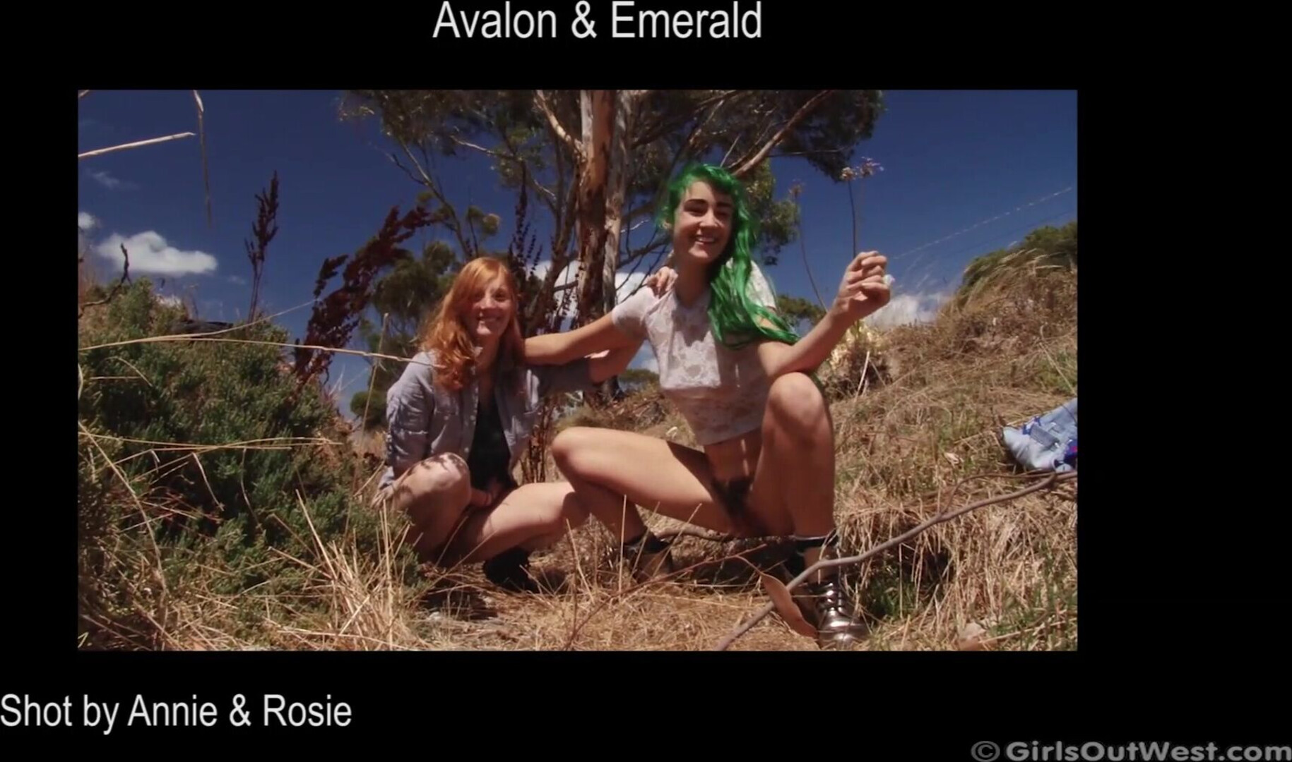 Emerald & Avalon Hot as Fuck - lesbian - big ass - small tits - big tits