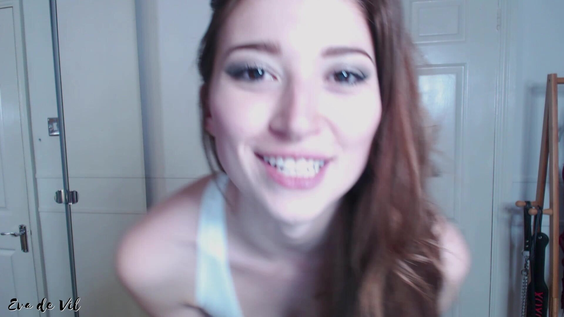 Eva De Vil Captured (Chastity, Tease&Denial) - small tits - solo - amateur