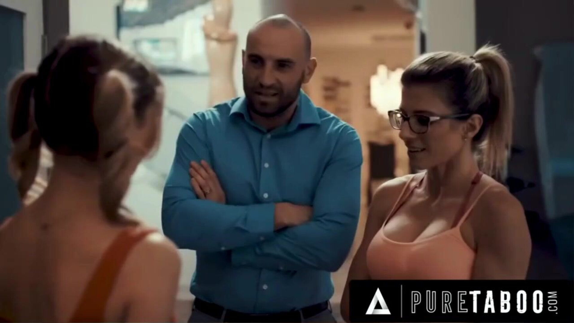 Gets Tag Teamed By Pervs With Cory Chase And Marykate Moss - big ass - big tits - blowjob - sex - fuck