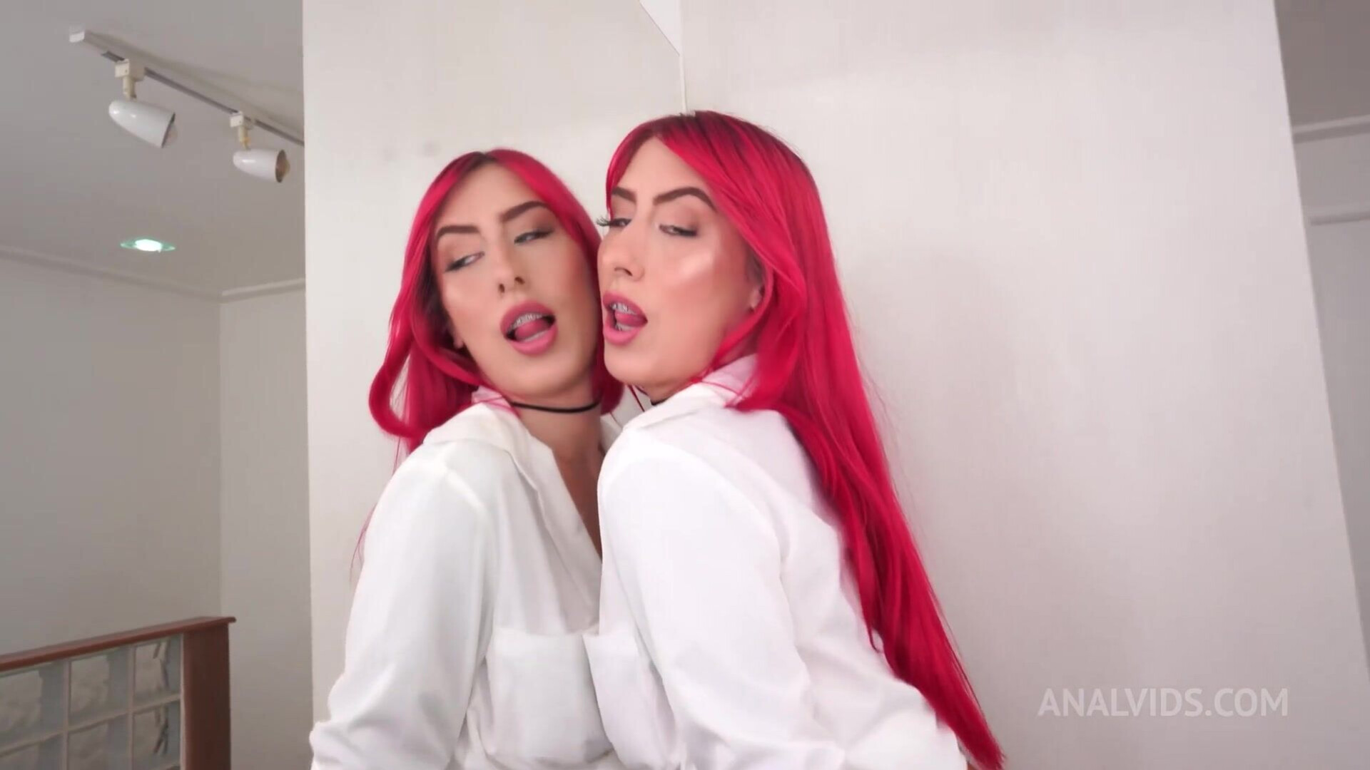 KR 41 Red haired nymphet having sex with two gifted black men 1080p - redhead - beautiful - teen