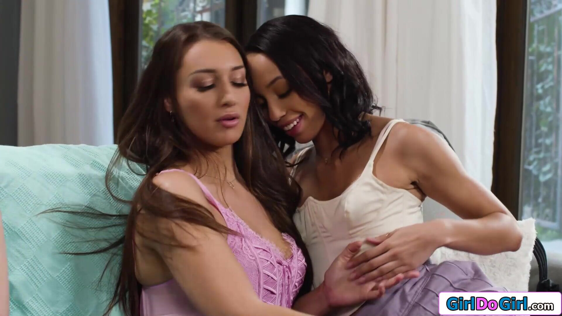 Lesbian foursome with 2 exes and 2 gfs - lesbian - group - big tits - ebony - asslick - interracial - oral - small tits - masturbation - tattoo