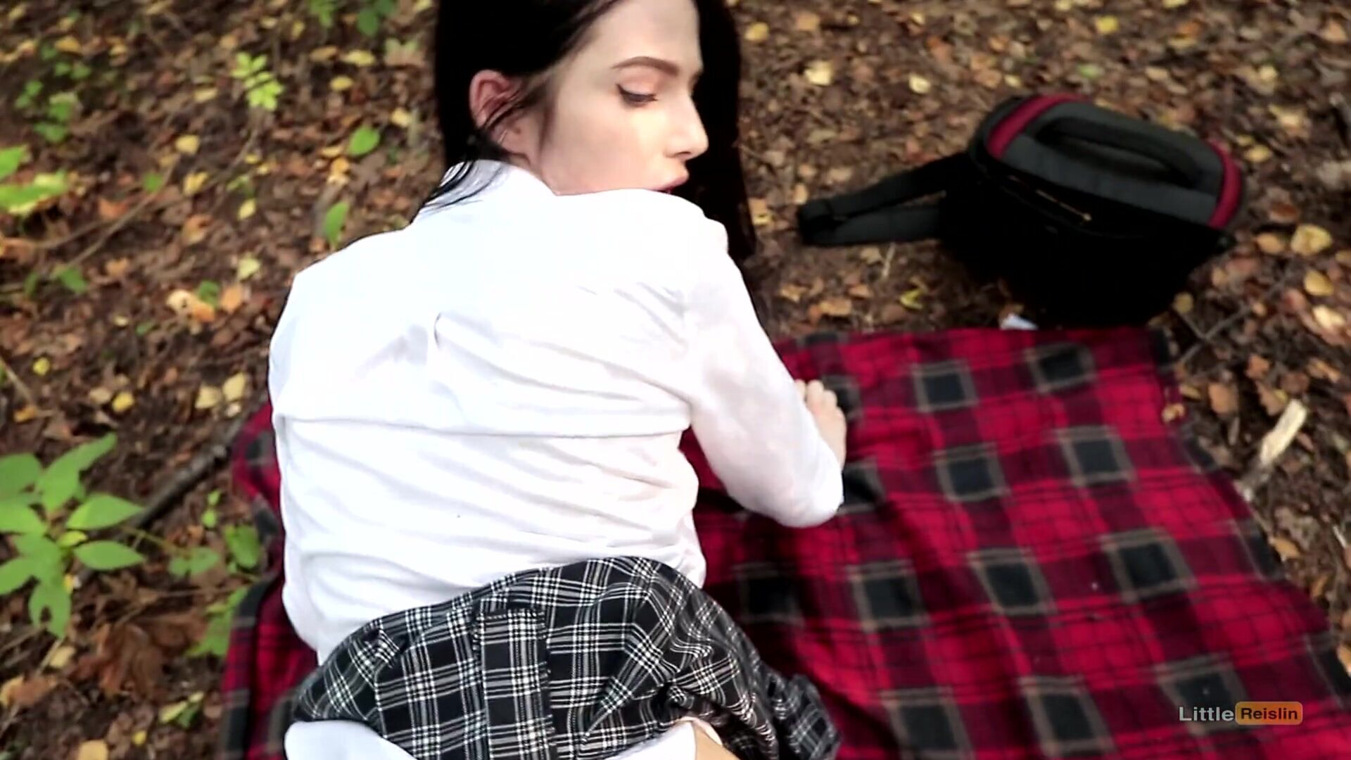 LittleReislin Instead Of Lessons She Rides A Dick In The Park Amateur Schoolgirl - pov - small tits - teen