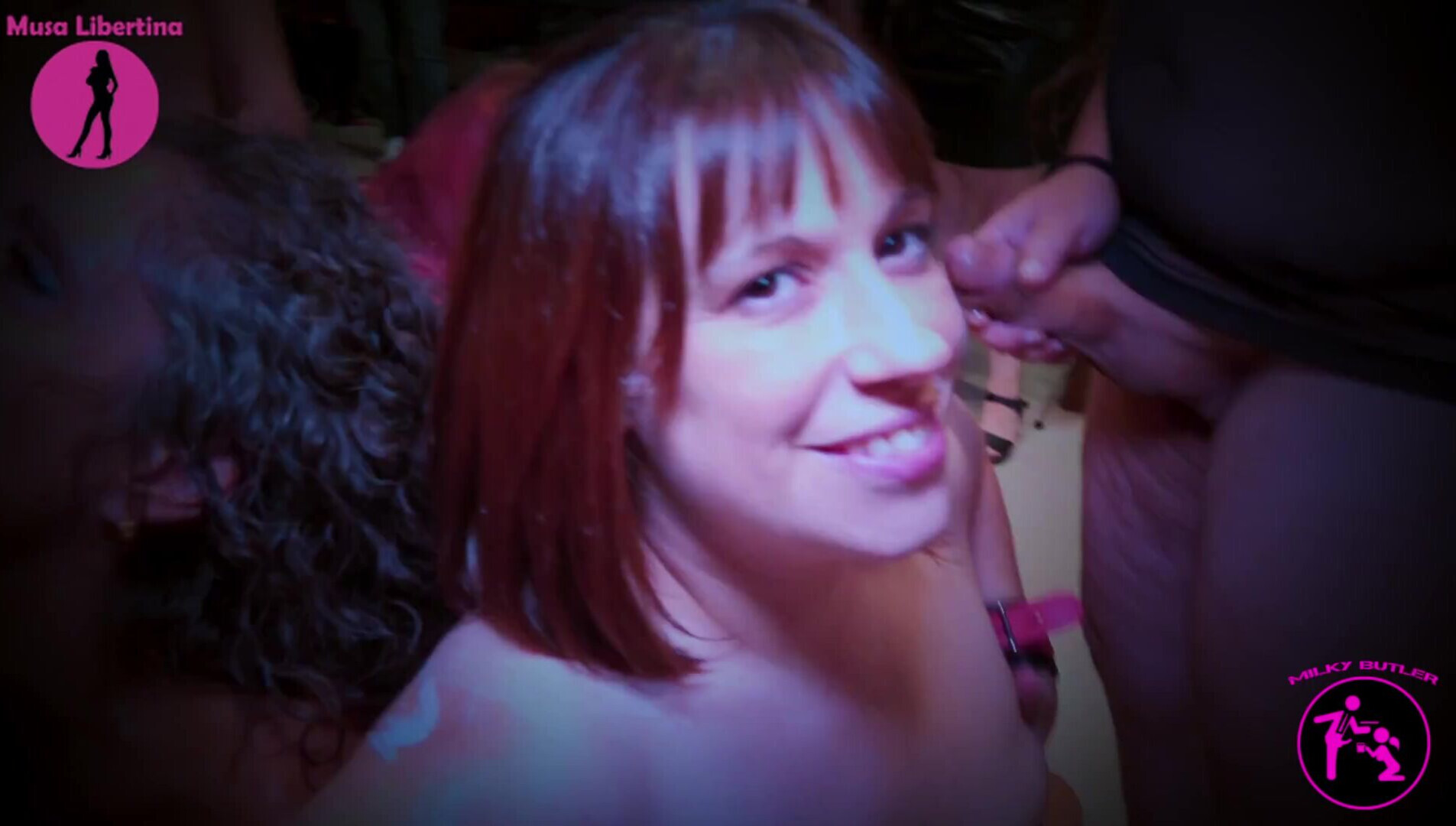 Musa Libertina & Bibian Norai Mistress Minerva Lucia Bianco Mavi Burbujita Lady - milf - mature - big ass - blowjob