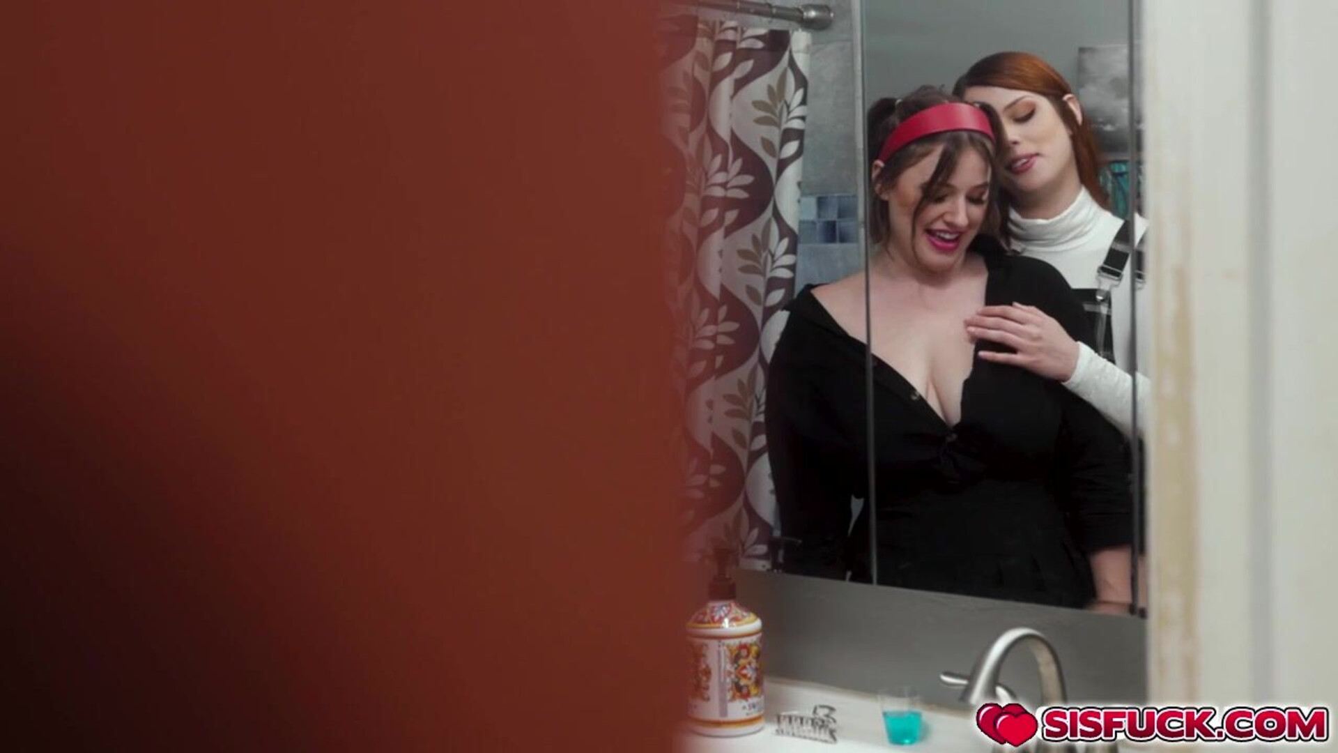 Riley and Scarlett's lusty moans - sislovesme - fingering - lesbian - brunette - redhead - teen - big tits - masturbation - pussy licking - hairy