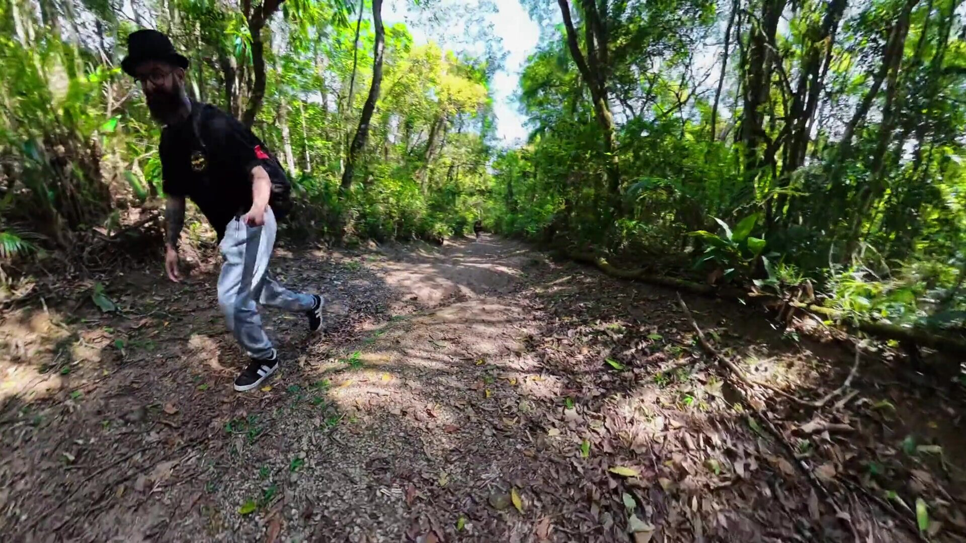 Sex with a BBW Tourist on a Forest Trail - outdoor - fat - latina - blowjob - pov