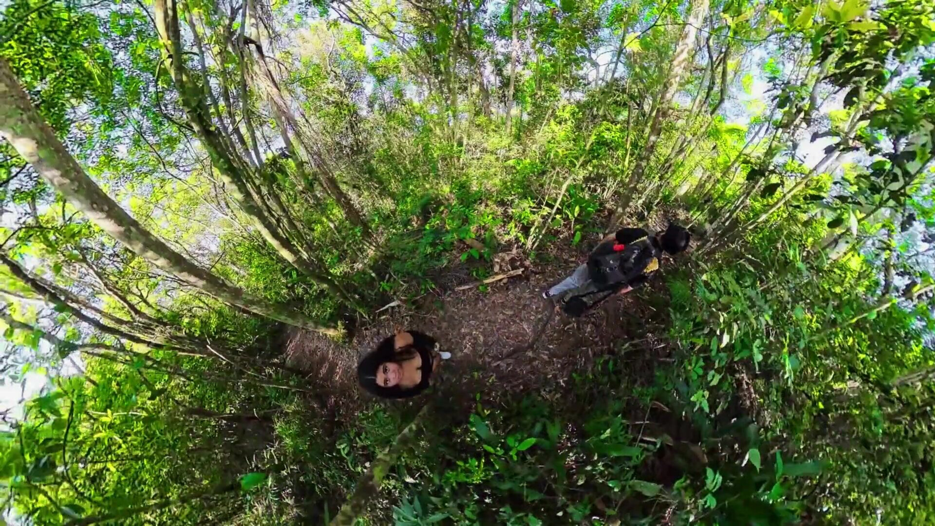 Sex with a BBW Tourist on a Forest Trail - outdoor - fat - latina - blowjob - pov