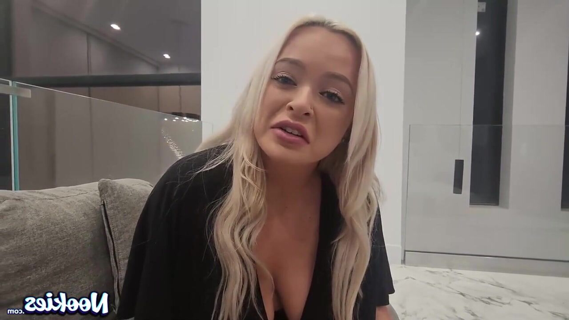 Shattered young woman receives internal ejaculation from stepfather Alexis Kay - blonde - blowjob - creampie - pov - big natural tits - pawg - big cock - cowgirl - taboo - girl