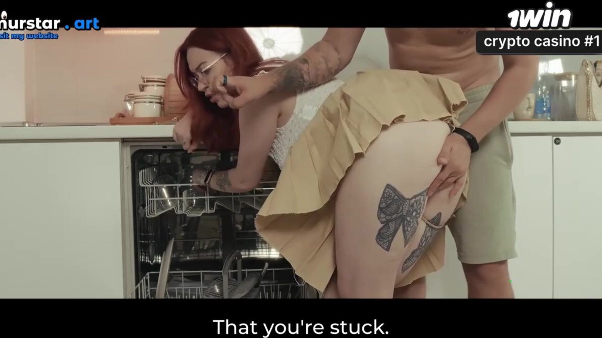 Stuck step mom in kitchen, doggystyle banging her 'Forbidden family fun' - oral - porn - dishwasher - xxx - stuck - homemade - taboo - step mom stuck - fingering - forbidden
