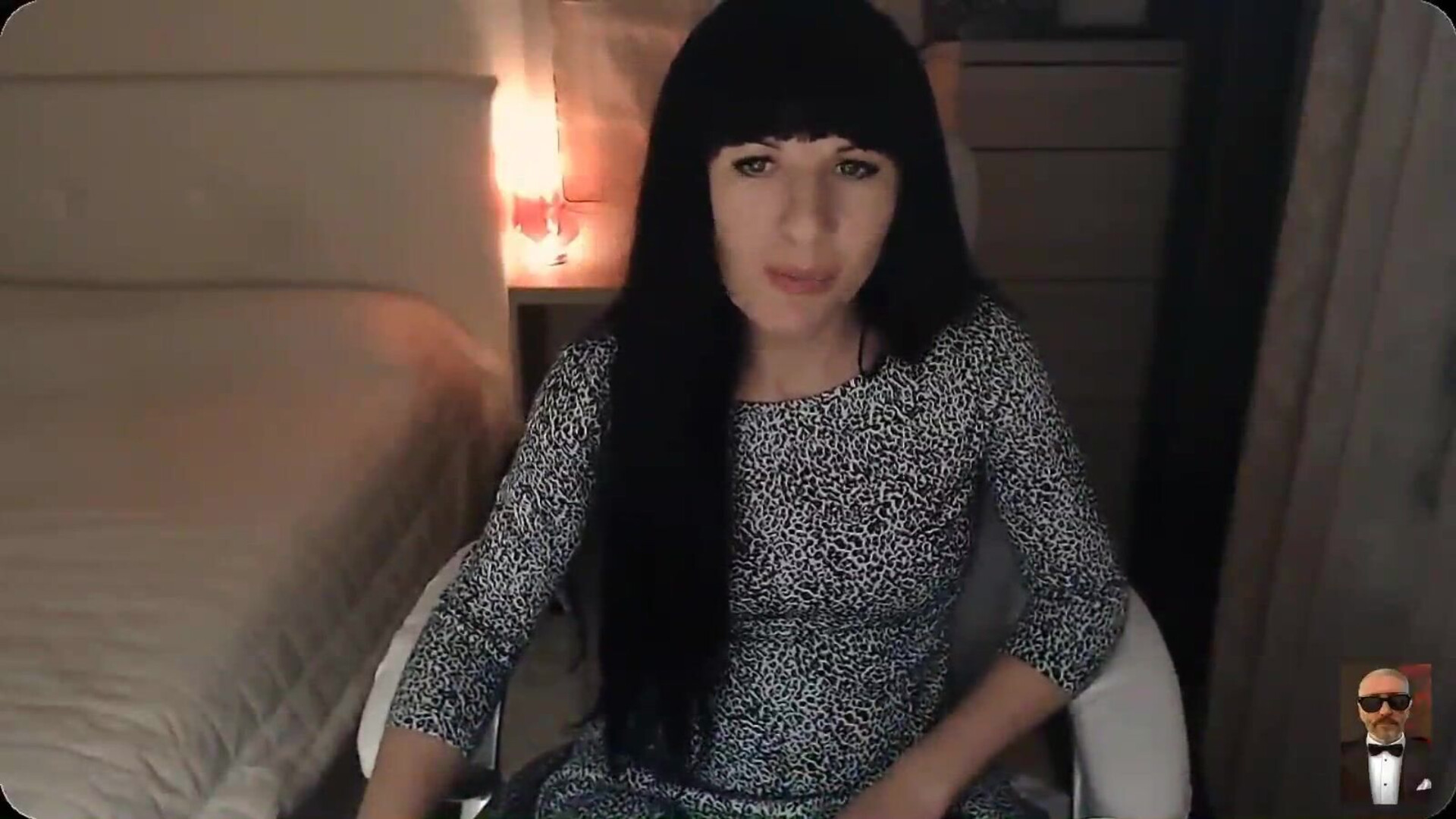 Tamarra Roman aka Jessy M'Lady So Horny - brunette - little tittys - perky nipples - sexy lingerie - stockings - striptease - clit caressin' - pussy ticklin' - ass wigglin'