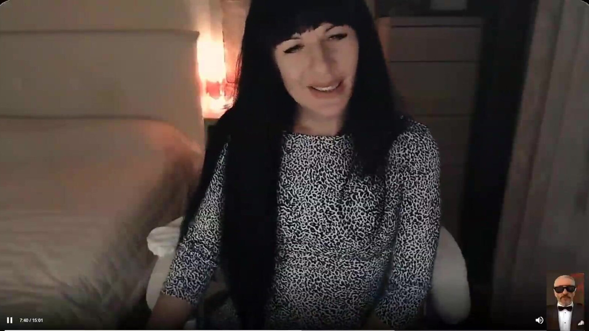 Tamarra Roman aka Jessy M'Lady So Horny - brunette - little tittys - perky nipples - sexy lingerie - stockings - striptease - clit caressin' - pussy ticklin' - ass wigglin'