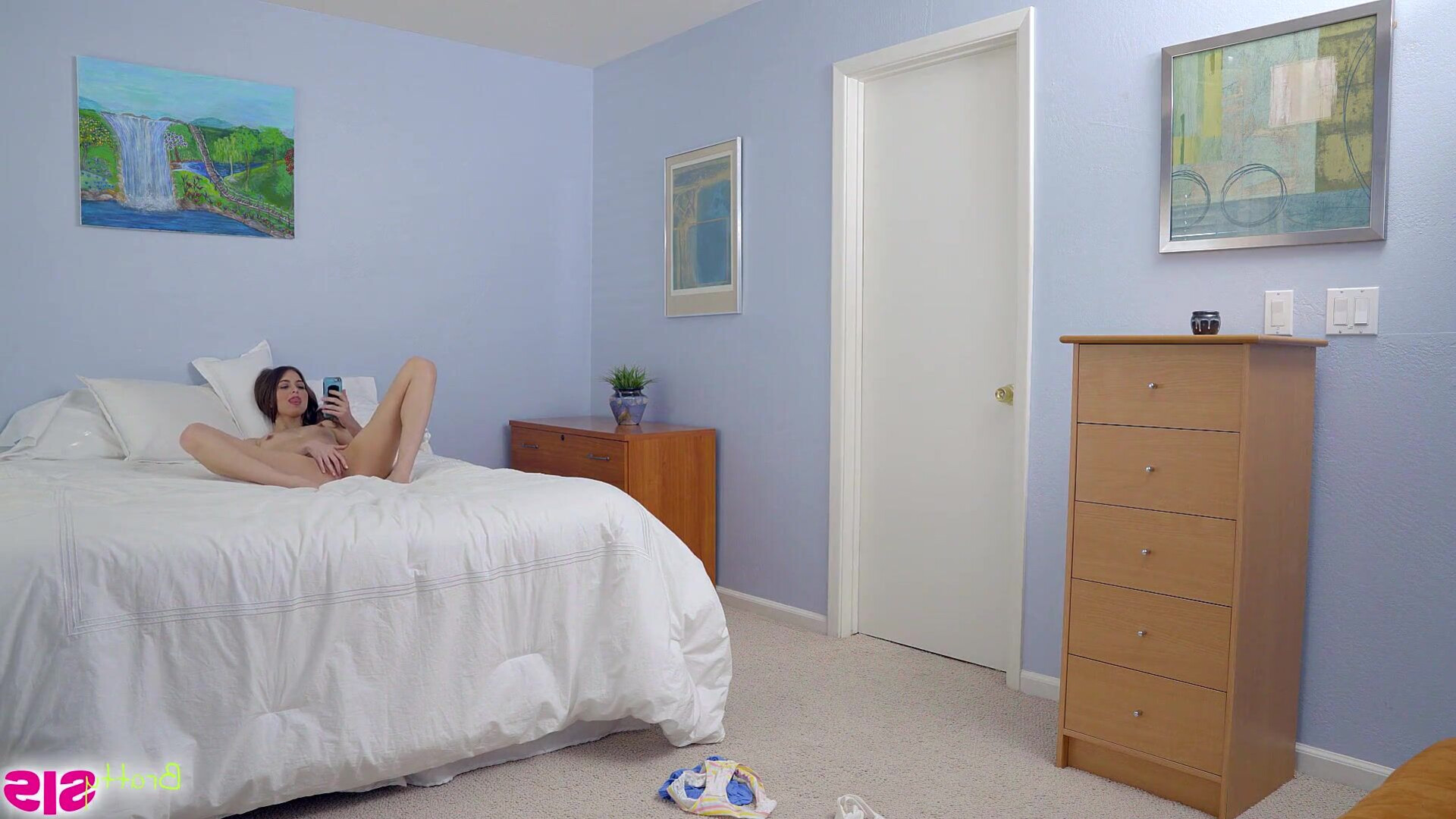 The extremely exacting stepsister S2E2 - babe - blowjob - brunette - handjob - pov - lingerie - doggy style - couple - missionary - petite