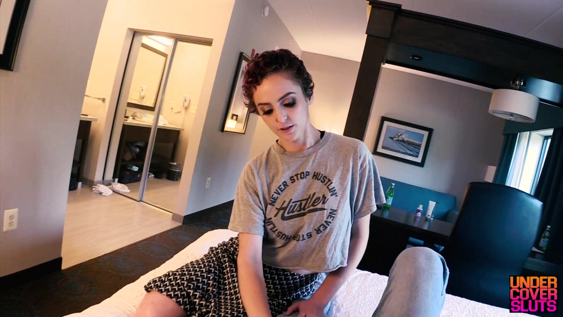 Undercoversluts Busty Petite Cam Operator Does Porn Pt 2 - handjob - amateur - hd porn