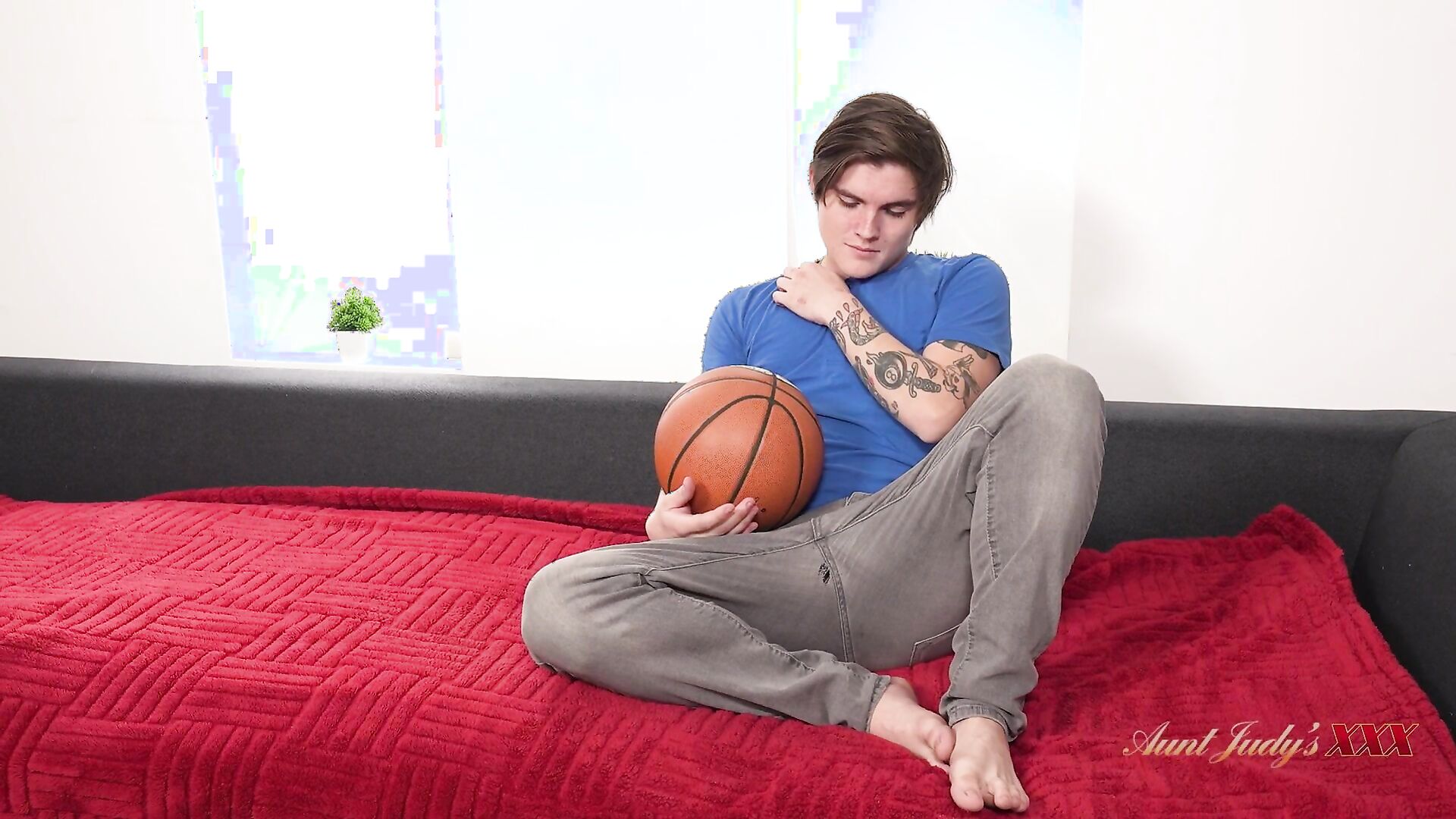 Penny Barber Consoles Her Despondent Jock Stepson - AuntJudysXXX - AuntJudysXXX - stepson - big tits - brunette - pussy licking - Step-Aunt - tits - blowjob - hardcore - milf