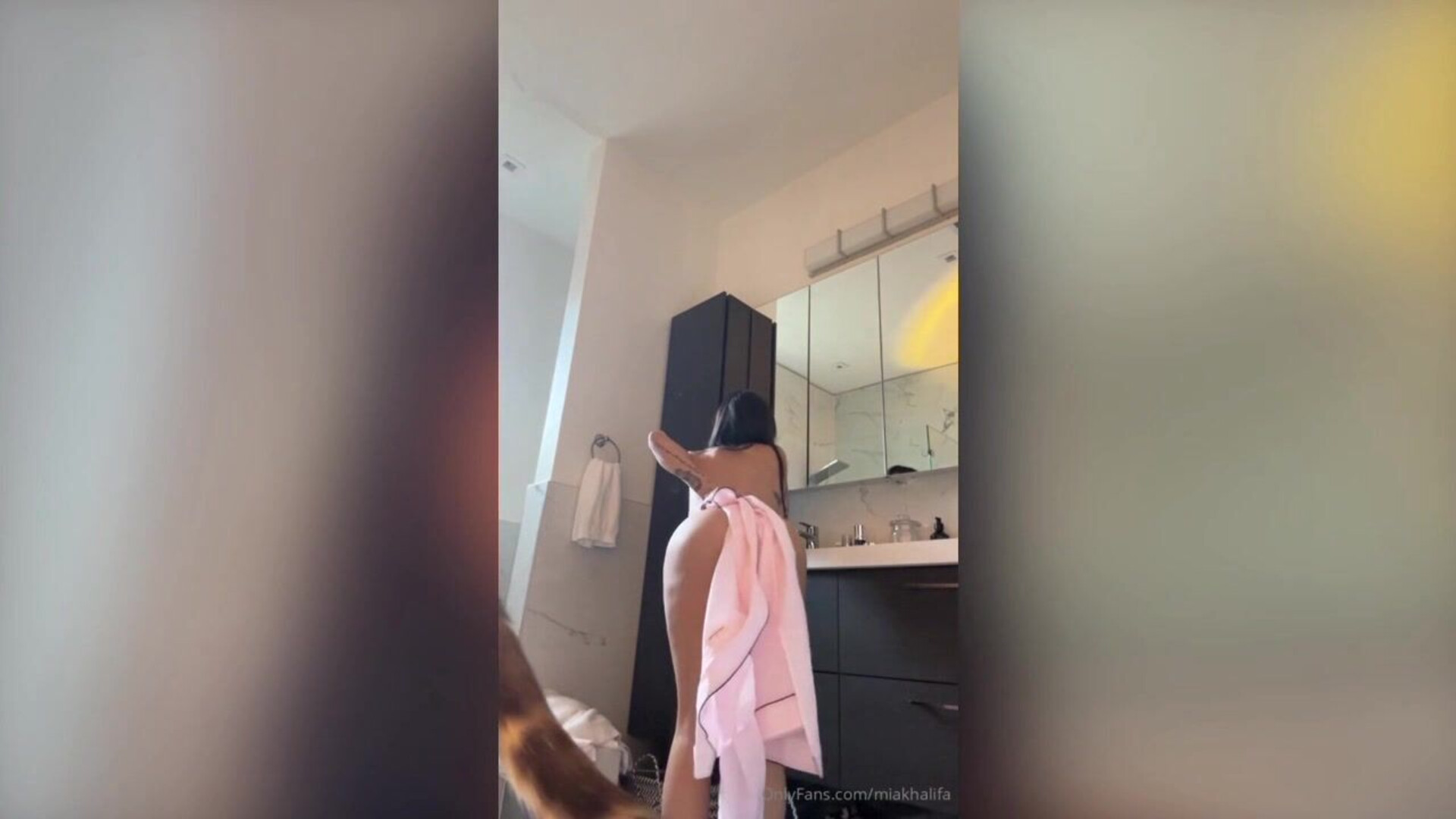 mia khalifa perky boobs and bare ass tease - big ass - big tits - blowjob - sex - fuck