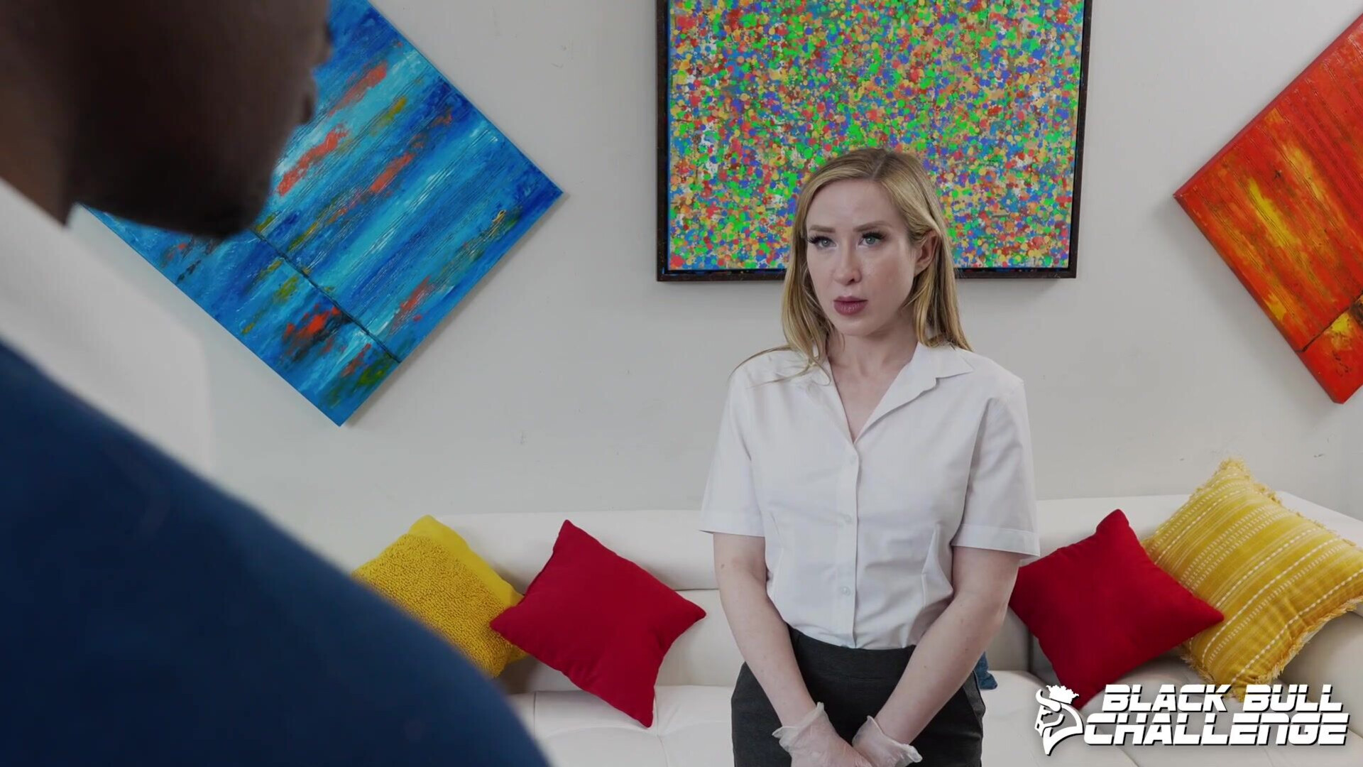 Alaina Taylor is maid to be your personal fucktoy - blackbullchallenge - interracial - hardcore - blowjob - rimjob - big tits - blonde - maid - stockings - shaved pussy