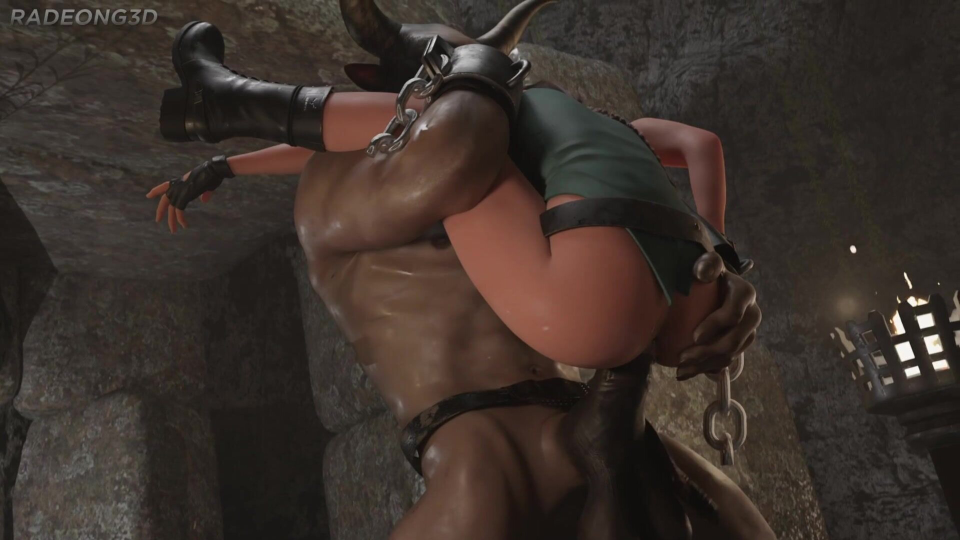 Amazonian Lara Croft - hentai