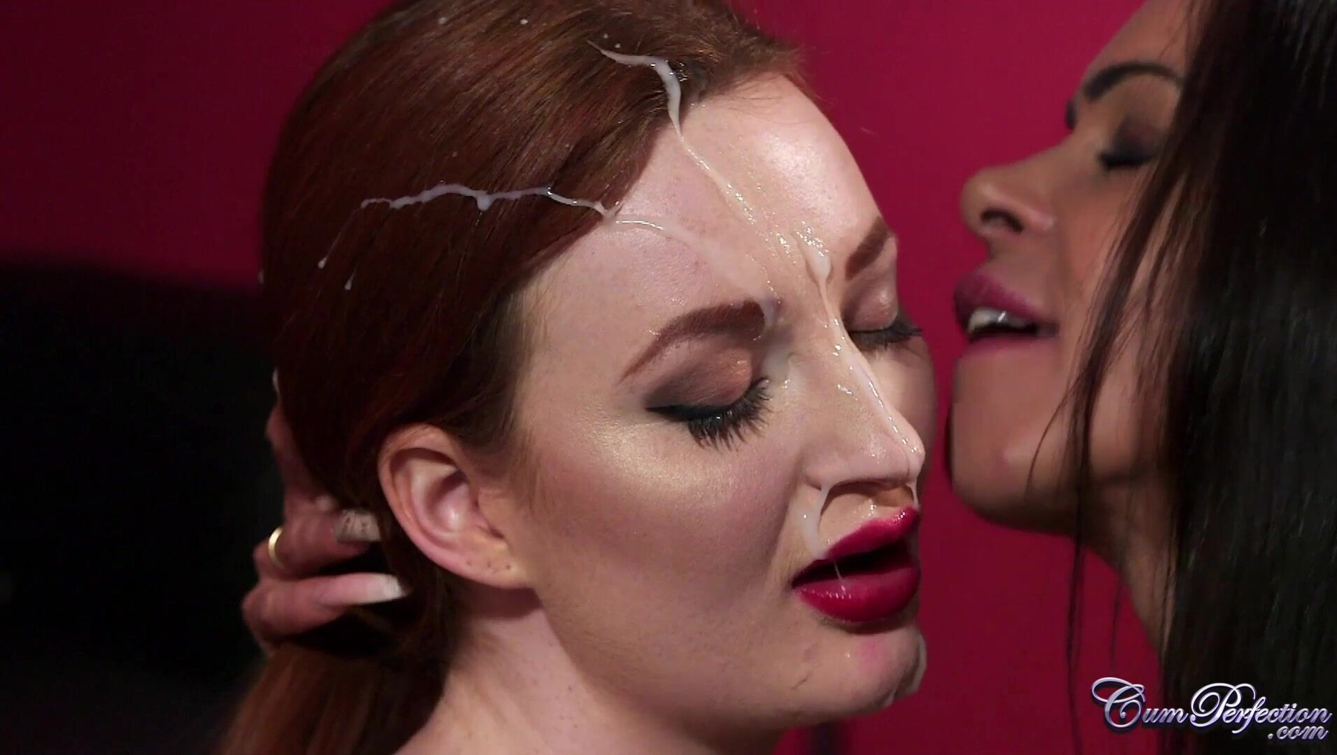 Angelina Elise And Zara Du Rose Captive Cumface - POV - Blowjob - Cumshot - milf - hardcore - big tits - big ass - anal