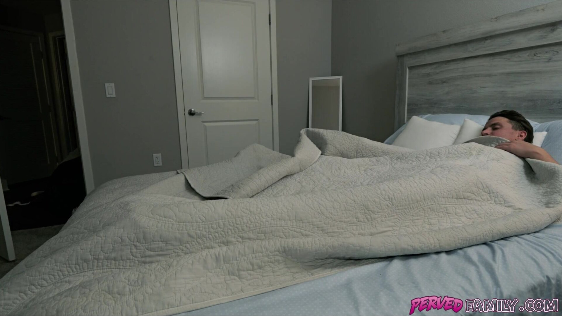 Be quiet, let me suck your dick! - stepsister - stepbrother - natural tits - pov - blowjob - blonde - shaved pussy - step-family - step-fantasy - family taboo