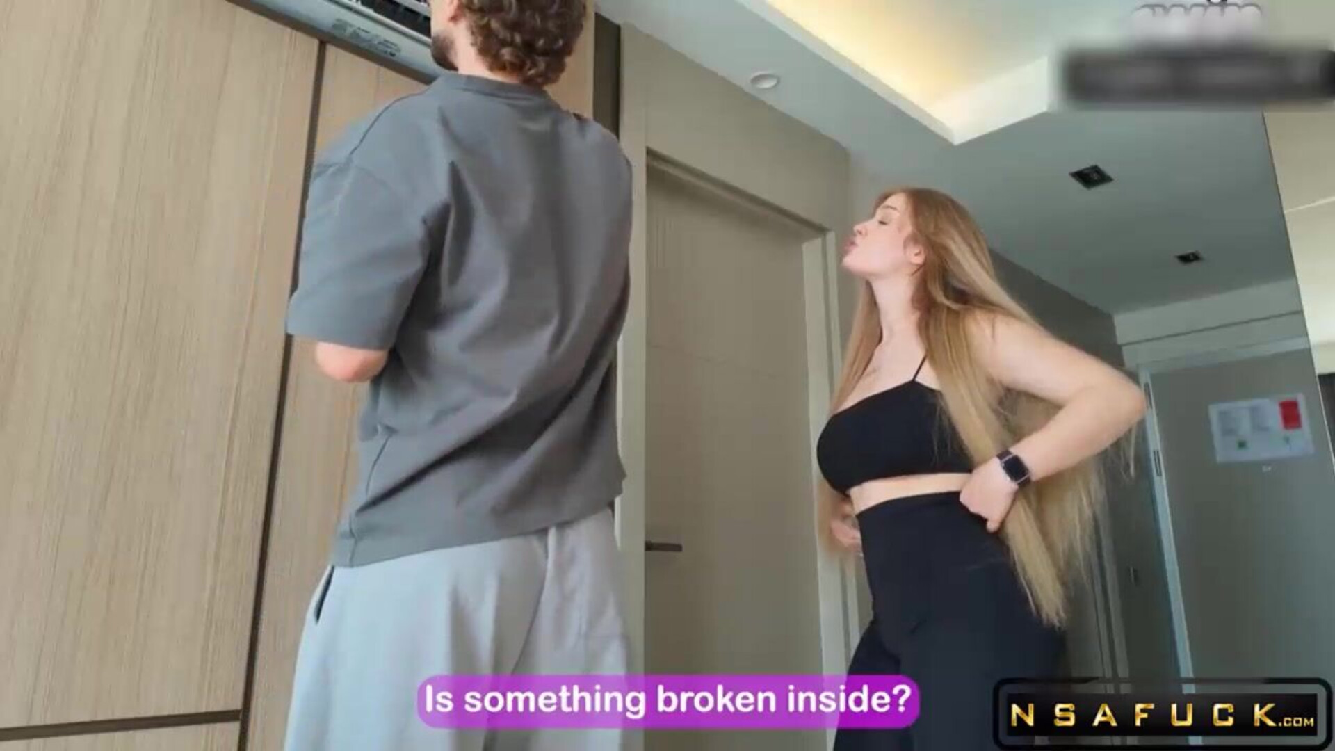 Busty Blonde Sucks Cock and Gets Pounded in Hotel Room - blonde - big tits - blowjob - big ass - pov - hotel - lingerie - doggystyle - hardcore - amateur