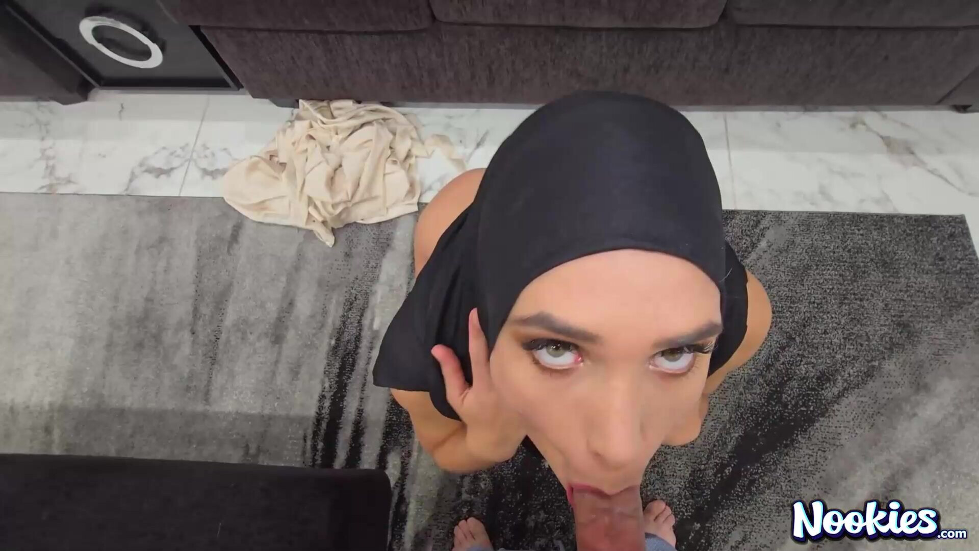 Cumming To Brianas Rescue A Hijab Fantasy - hijab - hardcore - arab - clothed - nookies - briana moon - pov