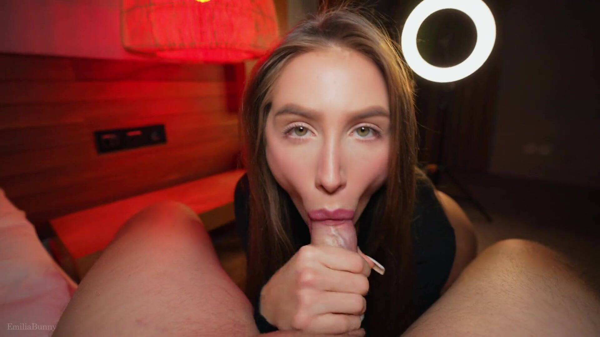 Emilia Bunny Beauty From A Dating Site Loves To Suck Dick On The First Date - amateur - pov - blowjob