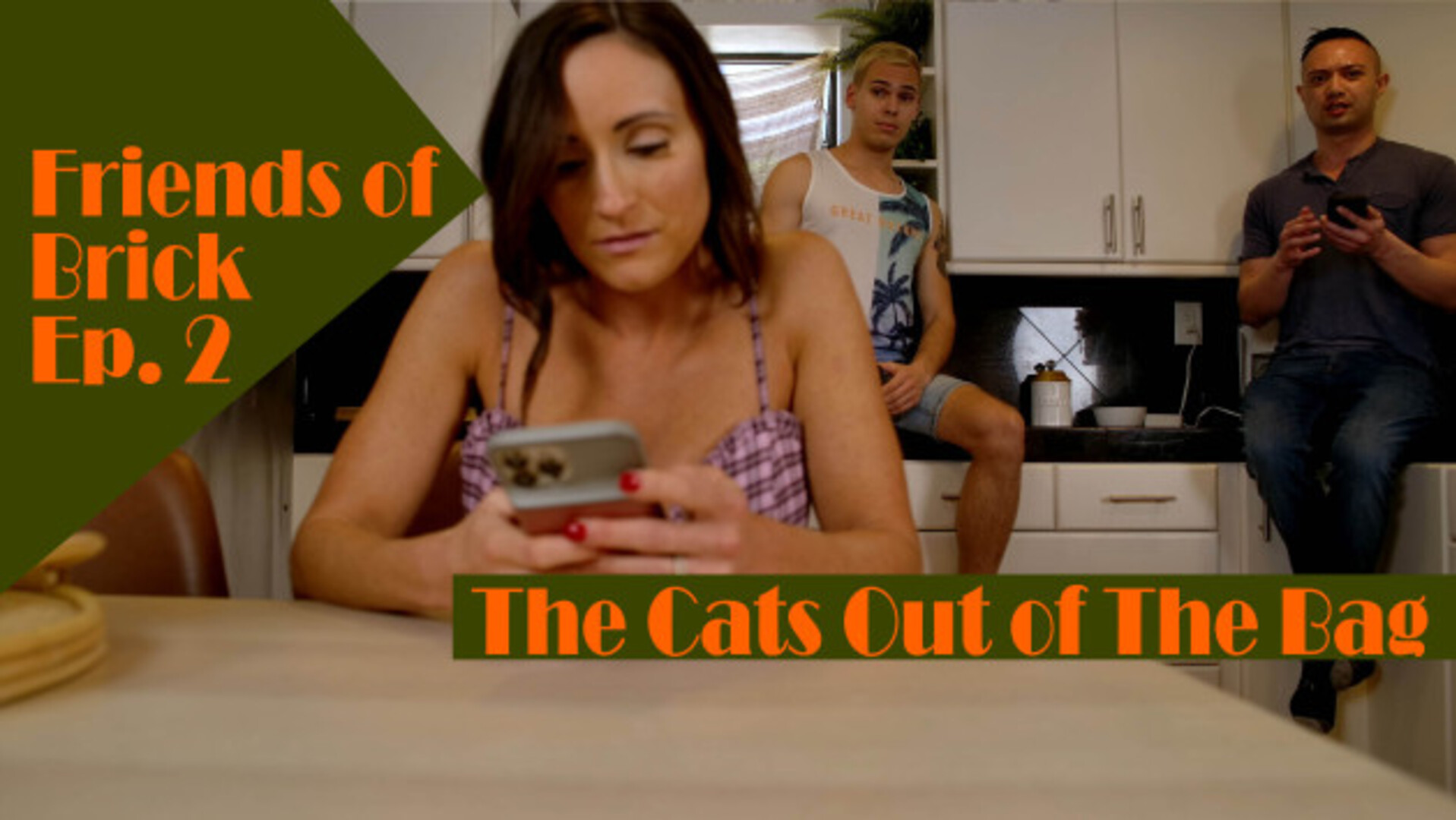 FRIENDS OF BRICK EP.2 THE CATS OUT OF THE BAG Alyssia Vera - wife - blowjob - facial - doggystyle