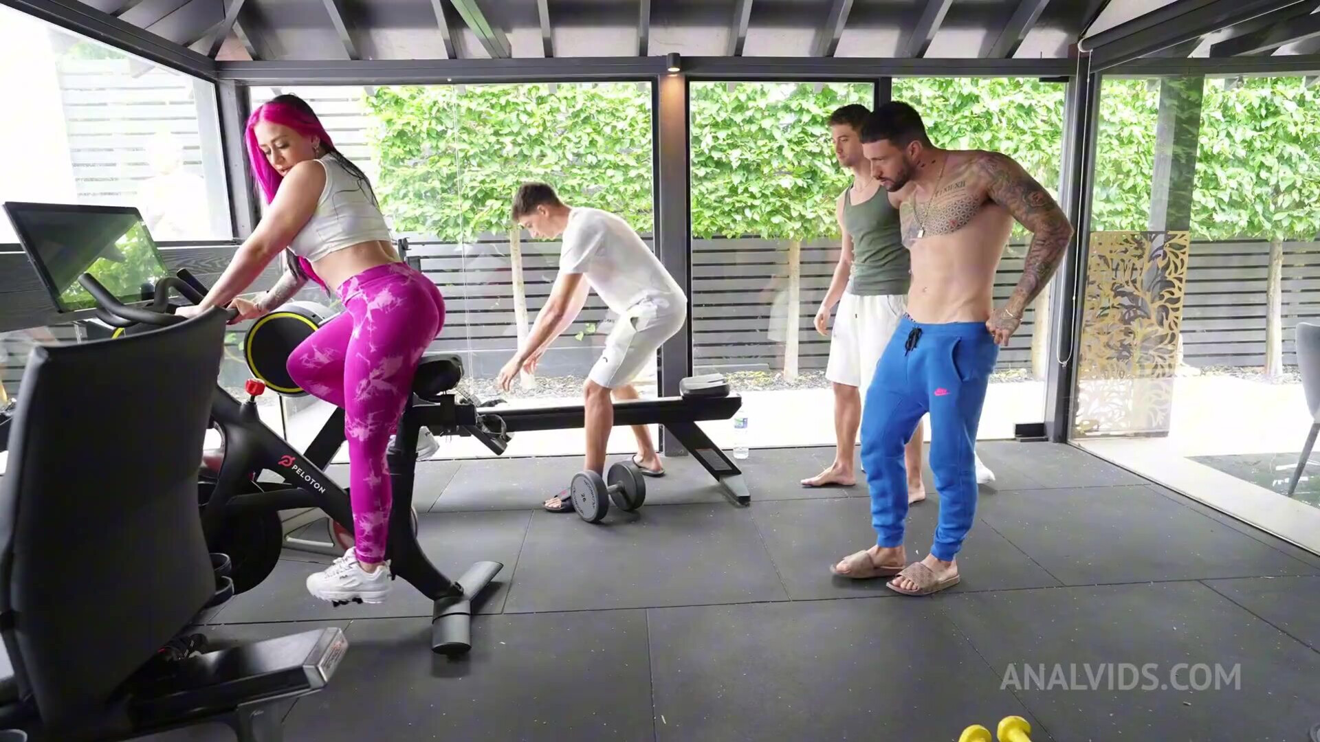 Hayley Quinn Gangbang - dp - tattoo - busty - milf