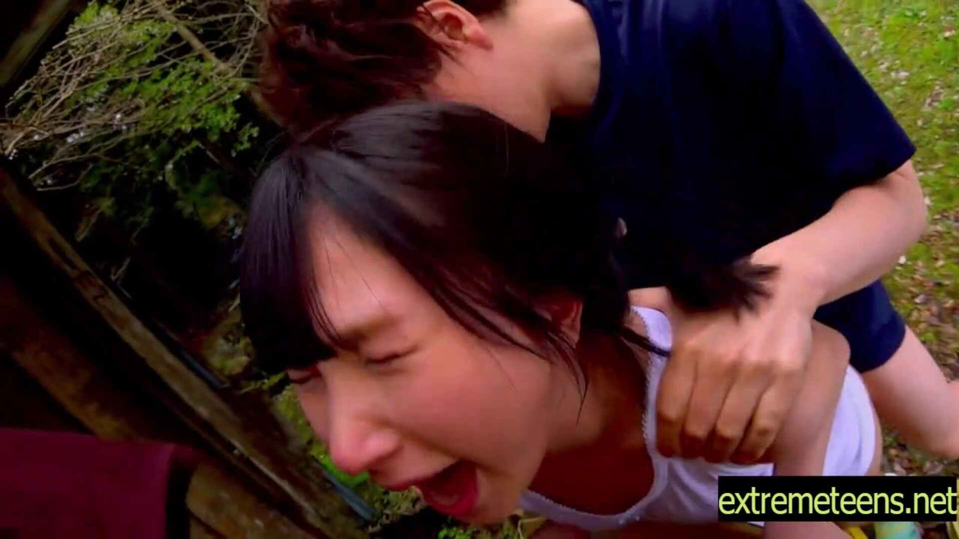 Kana Yura Outdoor Domination Threesome - small tits - idol - schoolgirl - cumshot - doggy - piston - hardcore - teen - squirt - domination