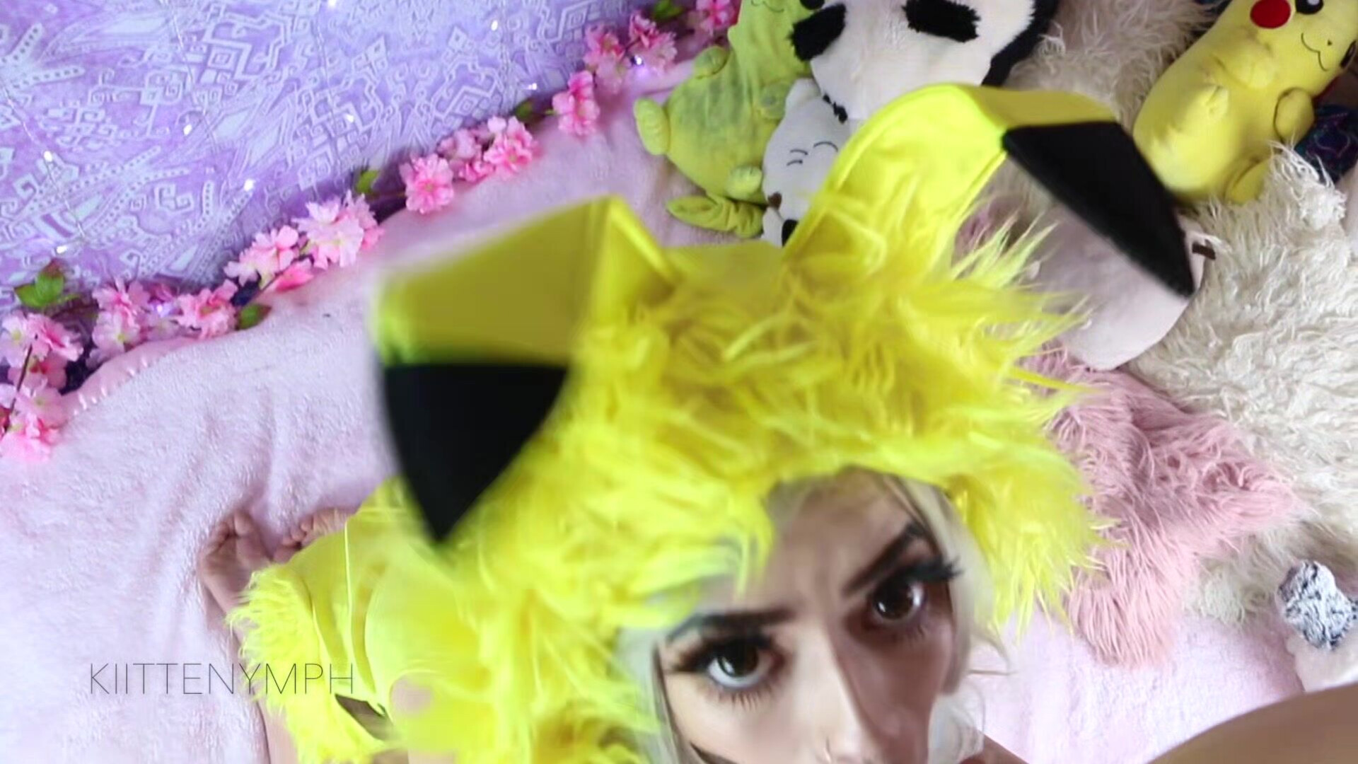 Kiittenymph Pikachu Slut Suck & Fuck - cosplay - big tits - pov