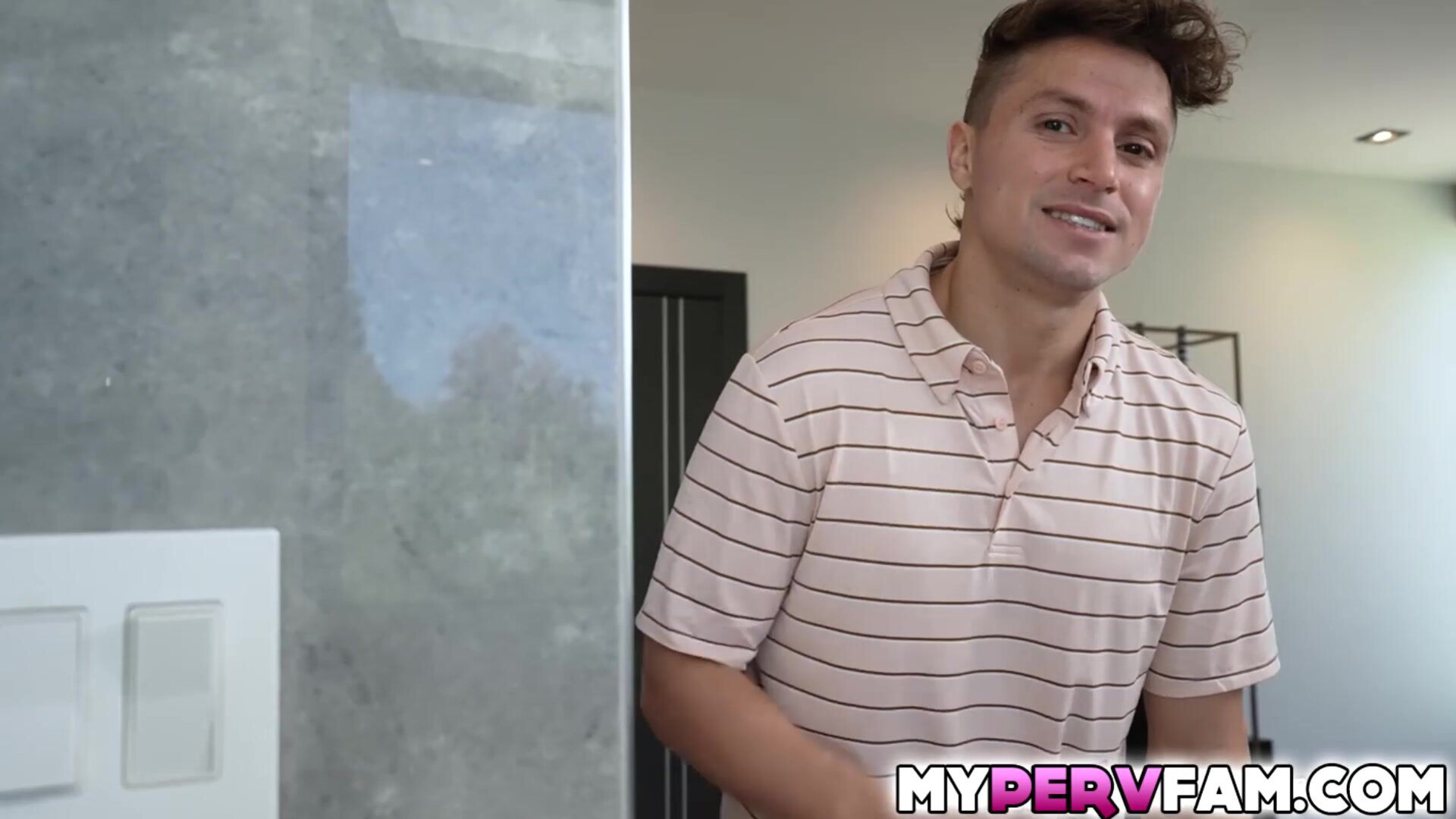 Sofi is impressed with Jay Romero's big member - brunette - hardcore - natural tits - family roleplay - blowjob - deepthroat - big dick - ass - handjob - reality